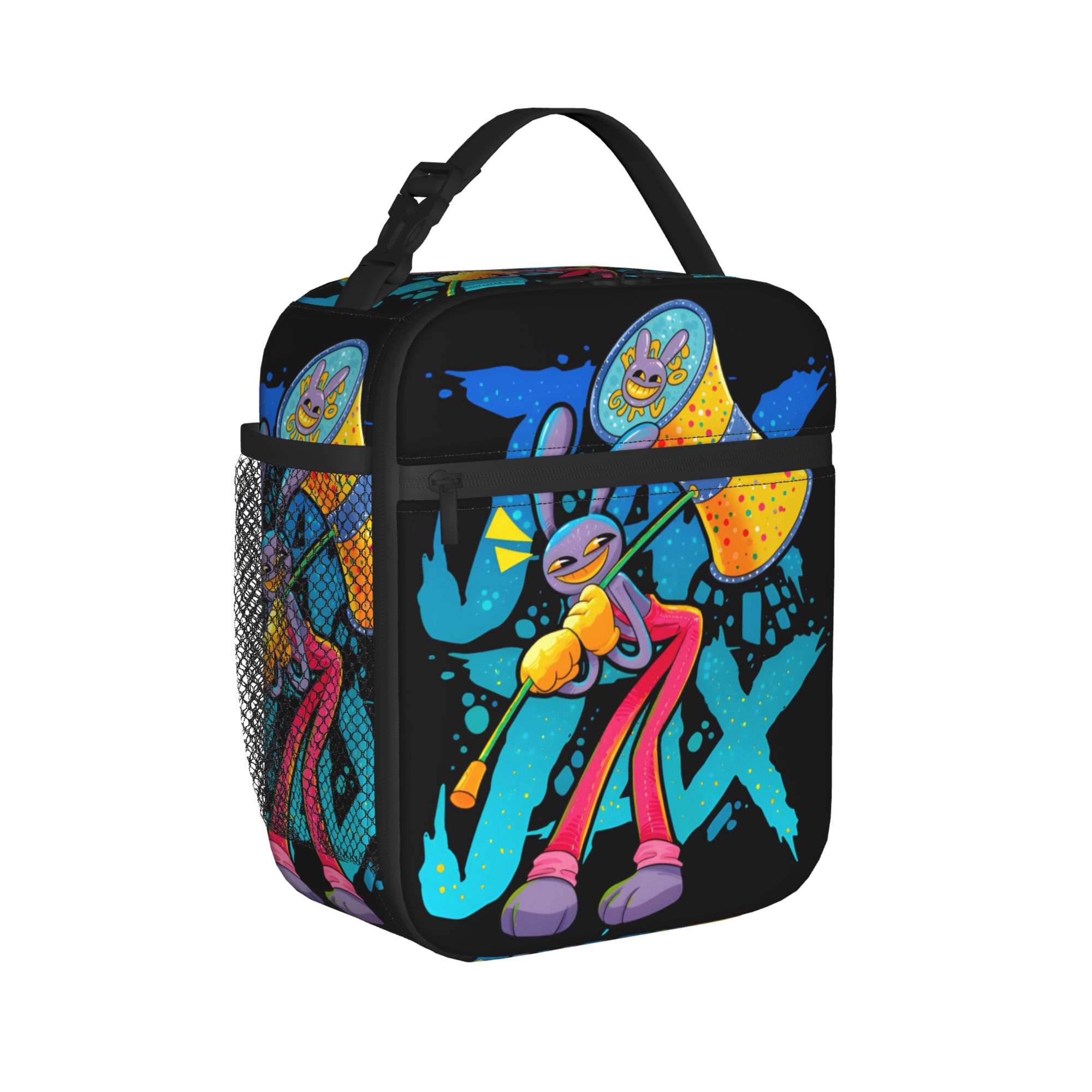 Jax Cartoon Digitals Circus Thermal Insulated Lunch Bags for Picnic Reusable Food Bag Cooler Thermal Lunch Box