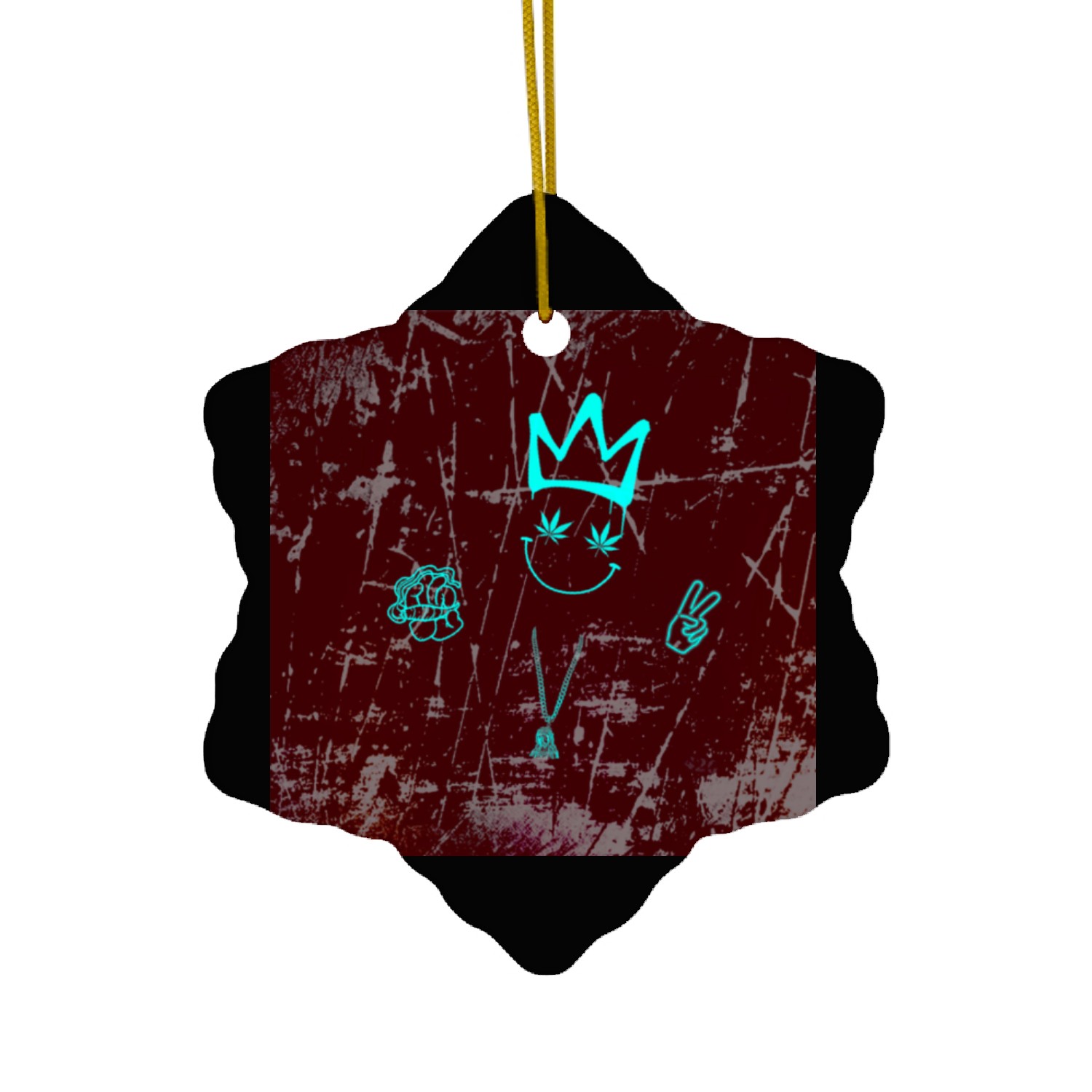 Mr. Za Peace Ceramic Ornaments