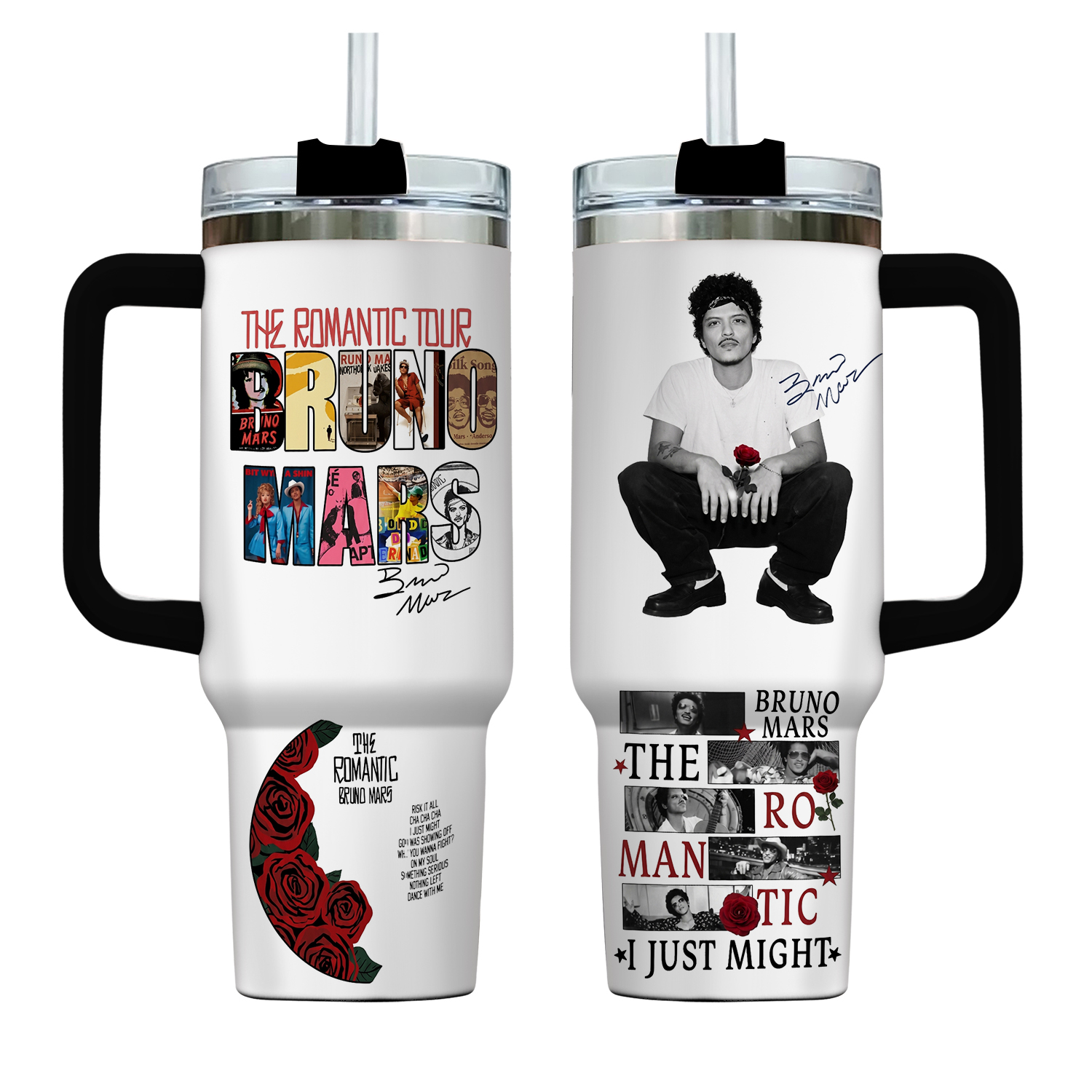 Bruno Mars The Romantic Tour 2026 Tumbler 40oz, Gift For Fan
