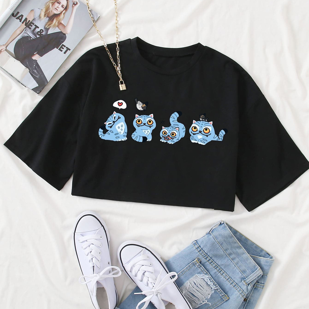 KPop Demon Hunters Tiger Women's Crop Top
