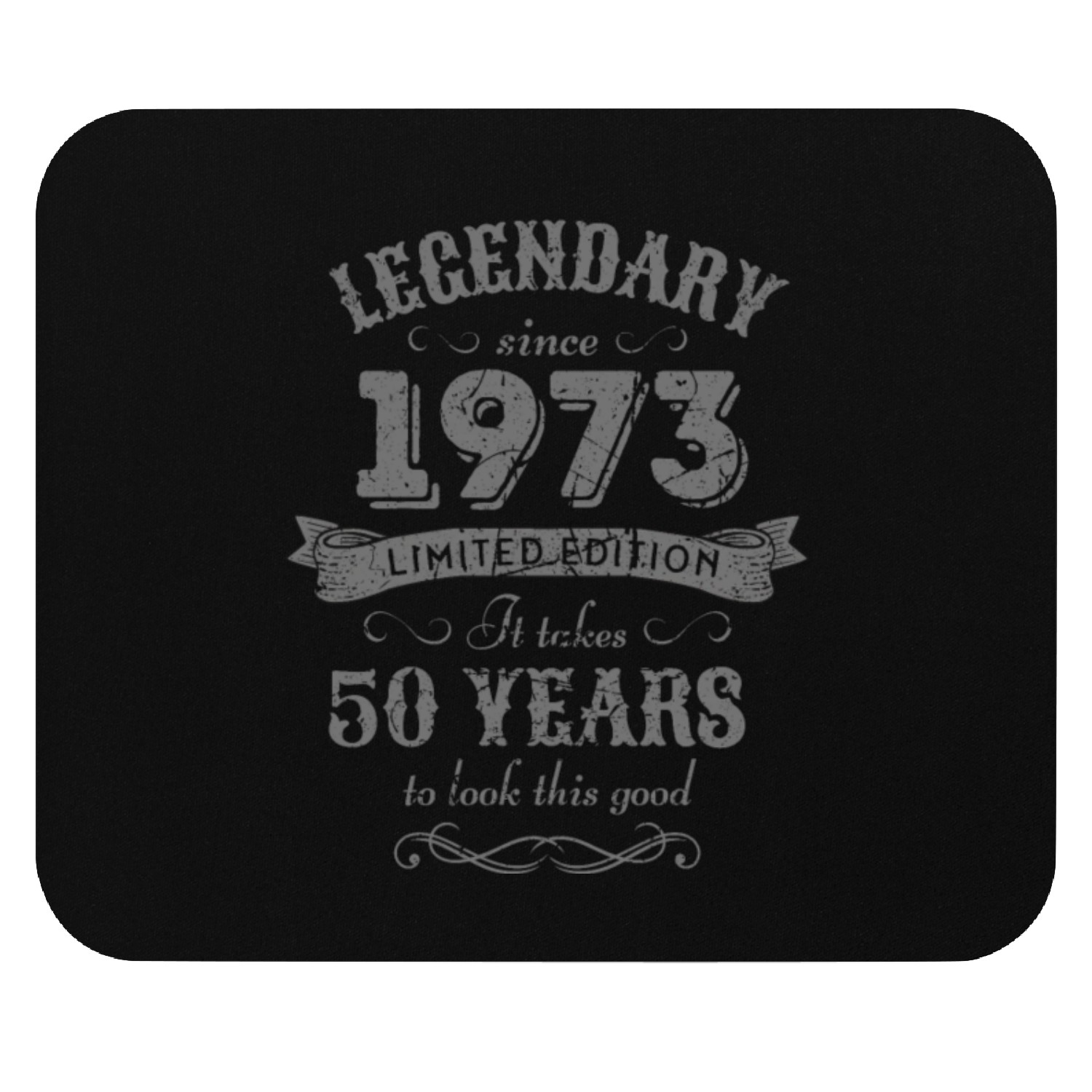 50th Birthday Vintage 1973 Mouse Pads