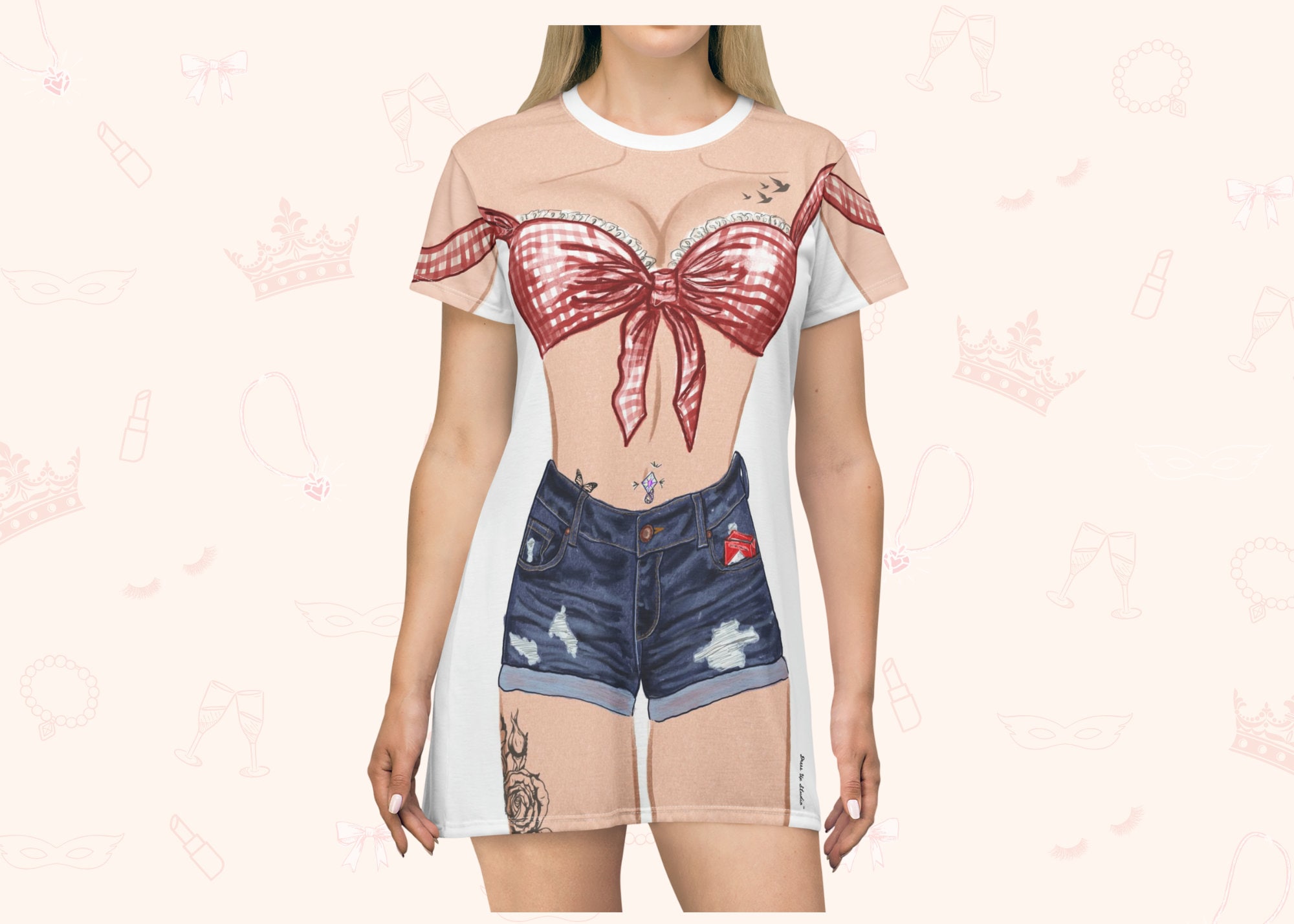 Daisy T-Shirt Dress | Easy Costume, Fun Loungewear, Unique Gift