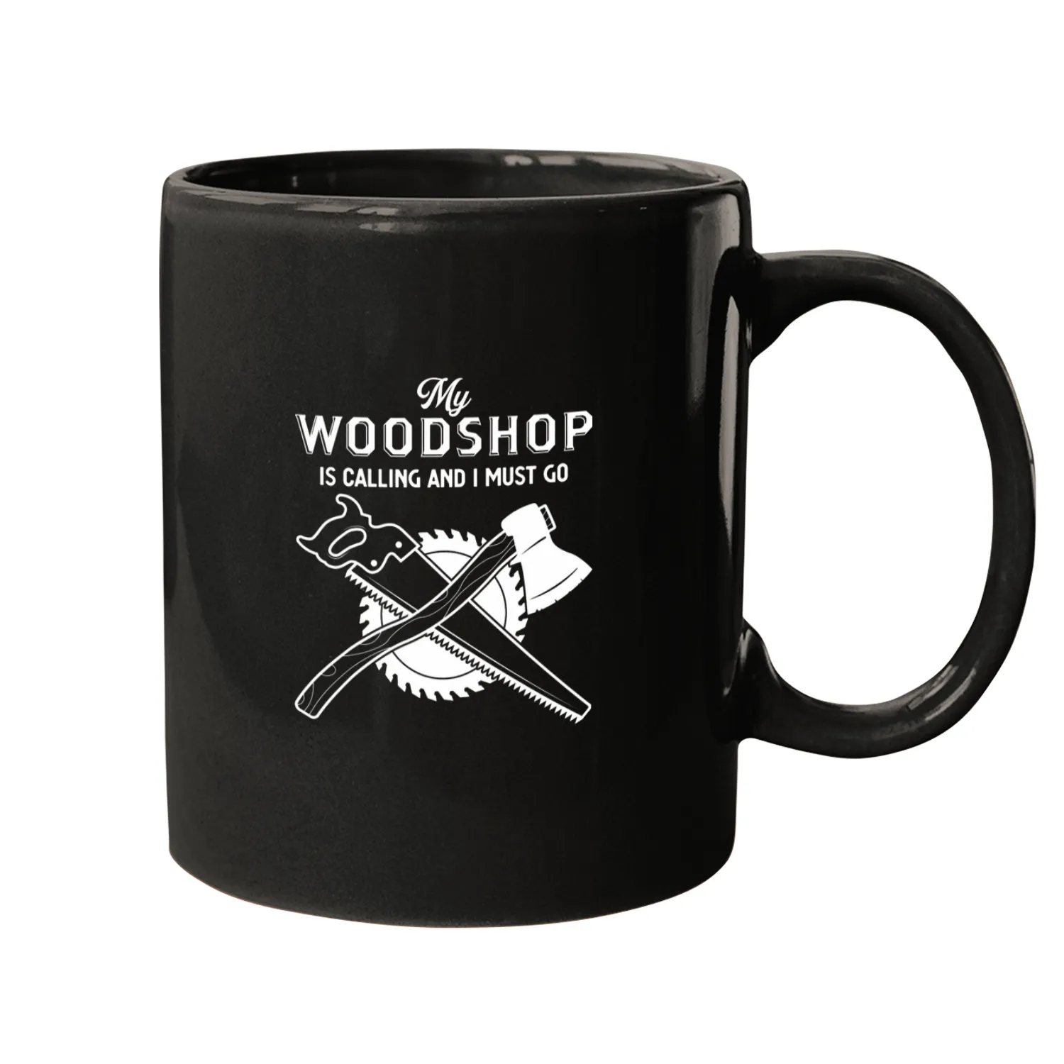 Woodworker Job Woodshop Is Calling Woodworking Mugs