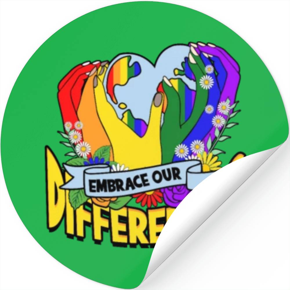 Embrace Our Differences - Diversity Stickers