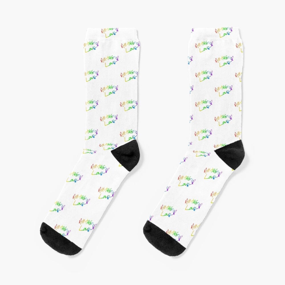 All the Love Rainbow Socks