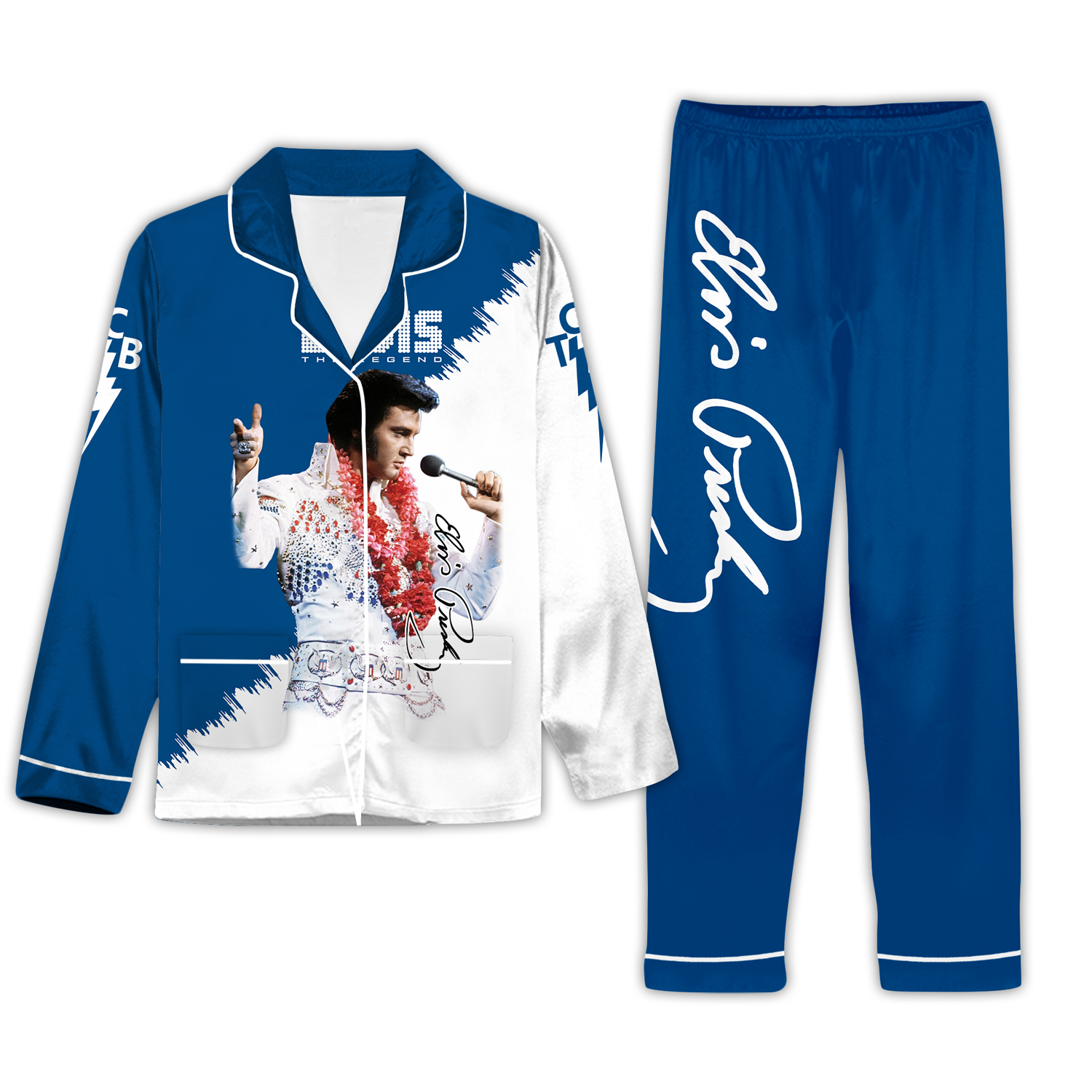 Elvis Presley Pajamas Set, Elvis Presley Shirt, Elvis Set Of Pajamas, King Of Rock And Roll Shirt, Elvis Presley Merch, Gift For Fan
