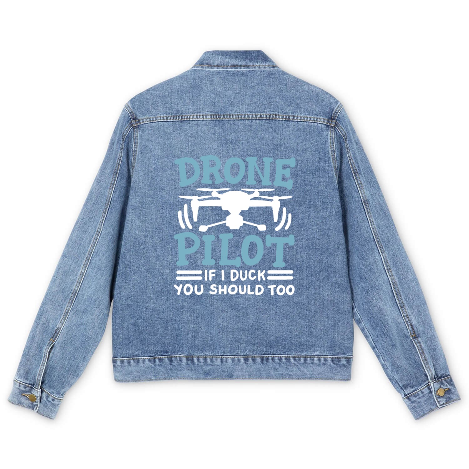 Drone Pilot Men's Denim Jackets