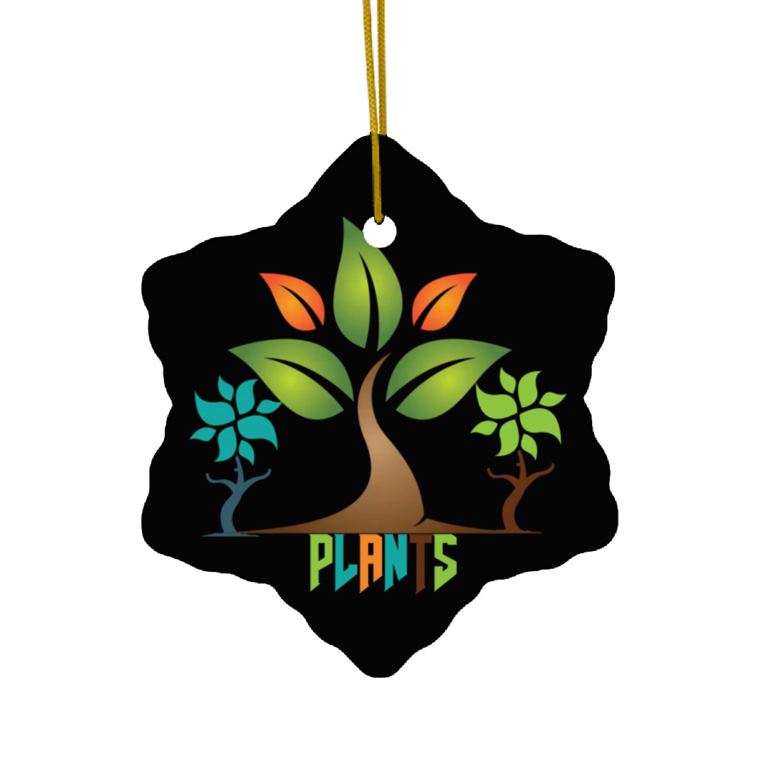 PLANTS Ceramic Ornaments