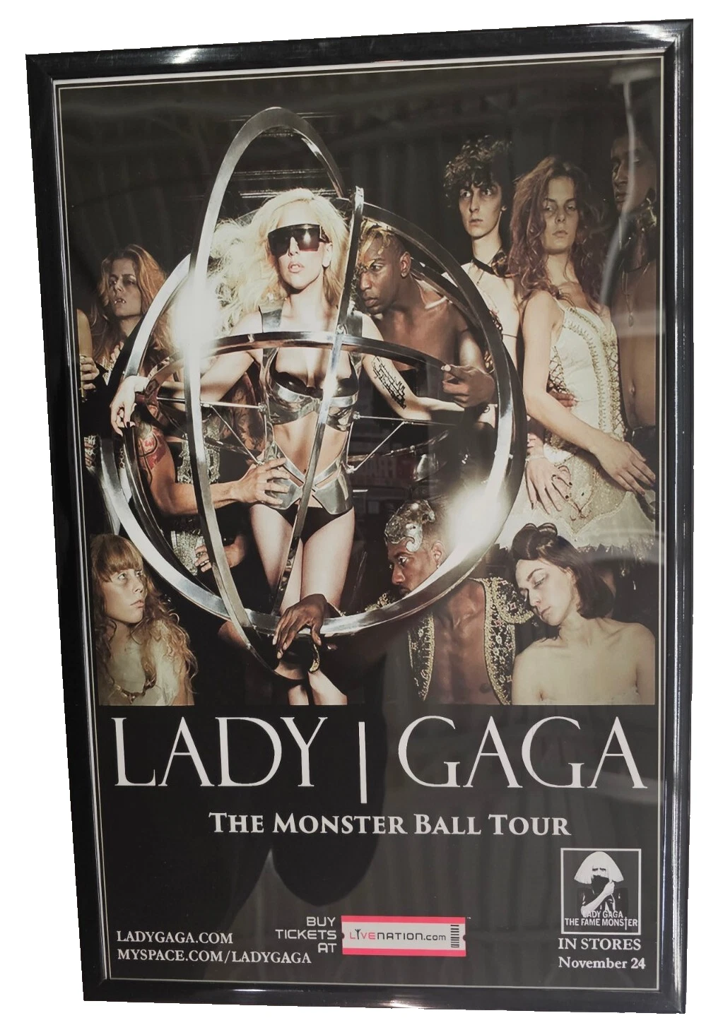 Ld Ga Monster Ball Tour Vertical Poster