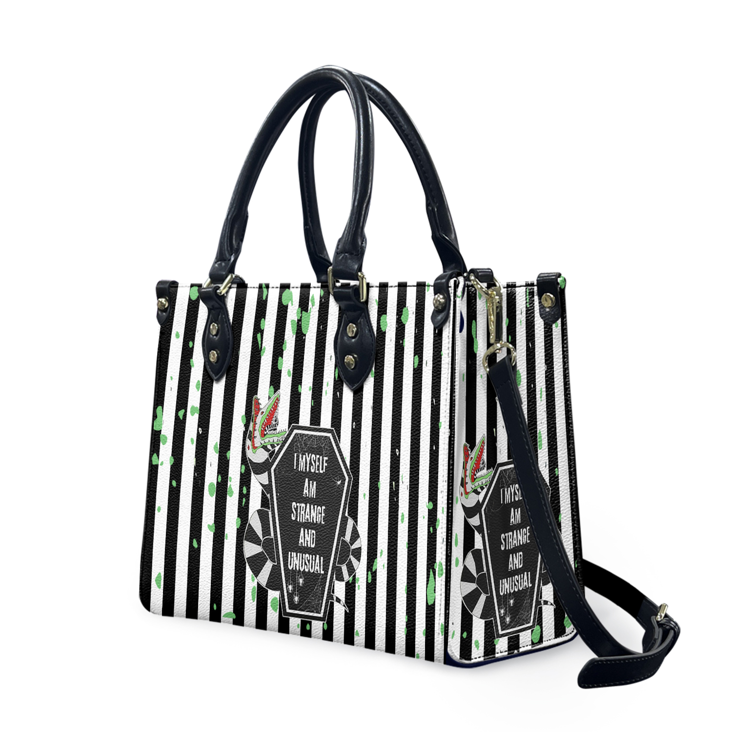 Strange and Unusual Women Halloween Handbag: Durable, Versatile & Perfect for Commuting or Travel