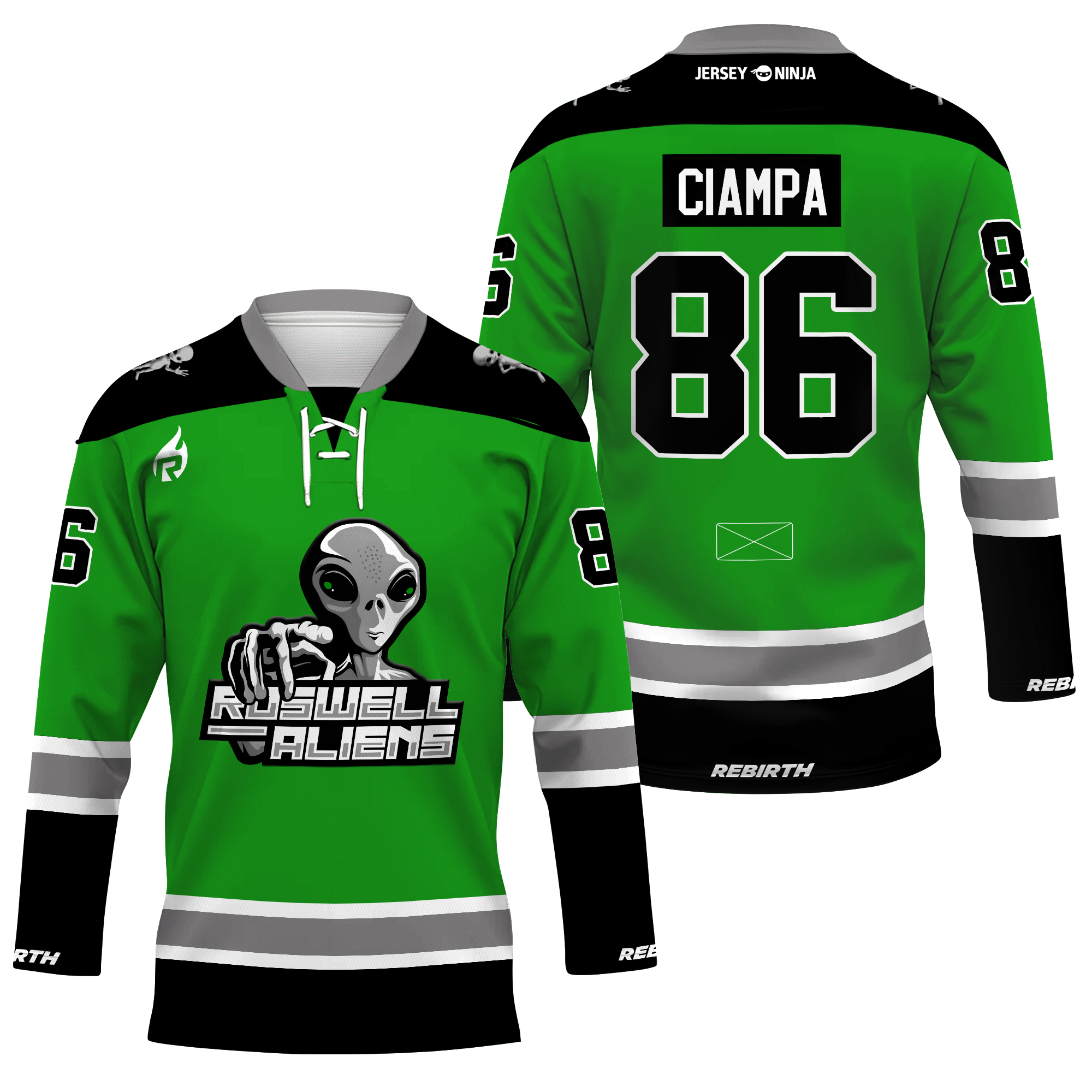 Roswell Aliens Mythical Hockey Jersey