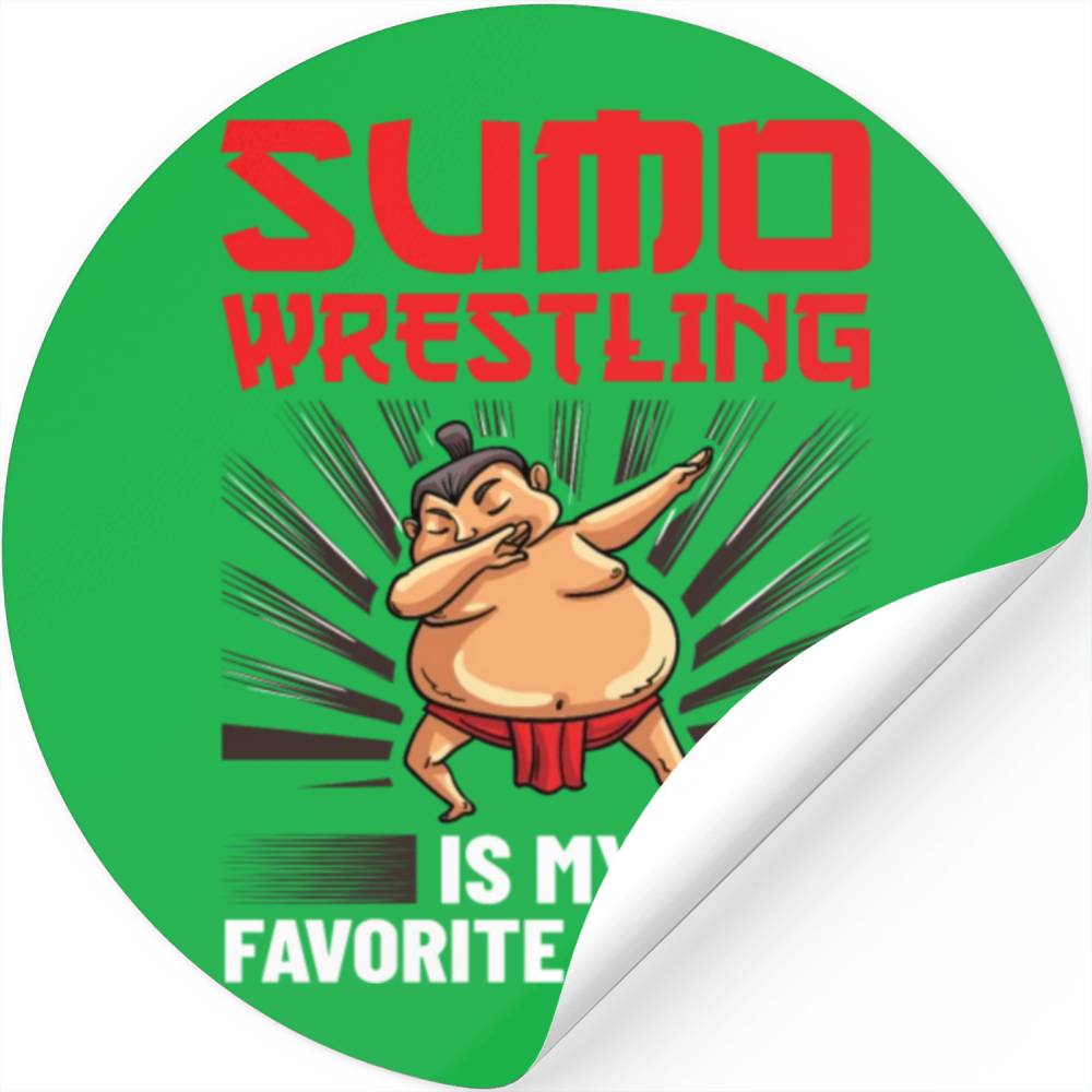 Sumo Wrestling Japanese Wrestler Sport Mawashi Stickers
