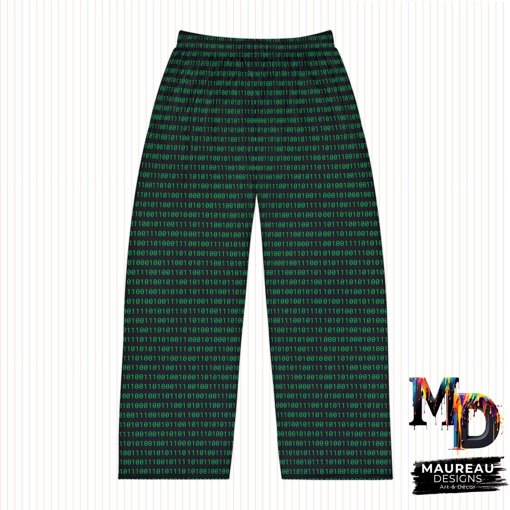 Binary Numbers Women's Pajama Pants, Pajamas, Gift for Him, Pajama Bottoms