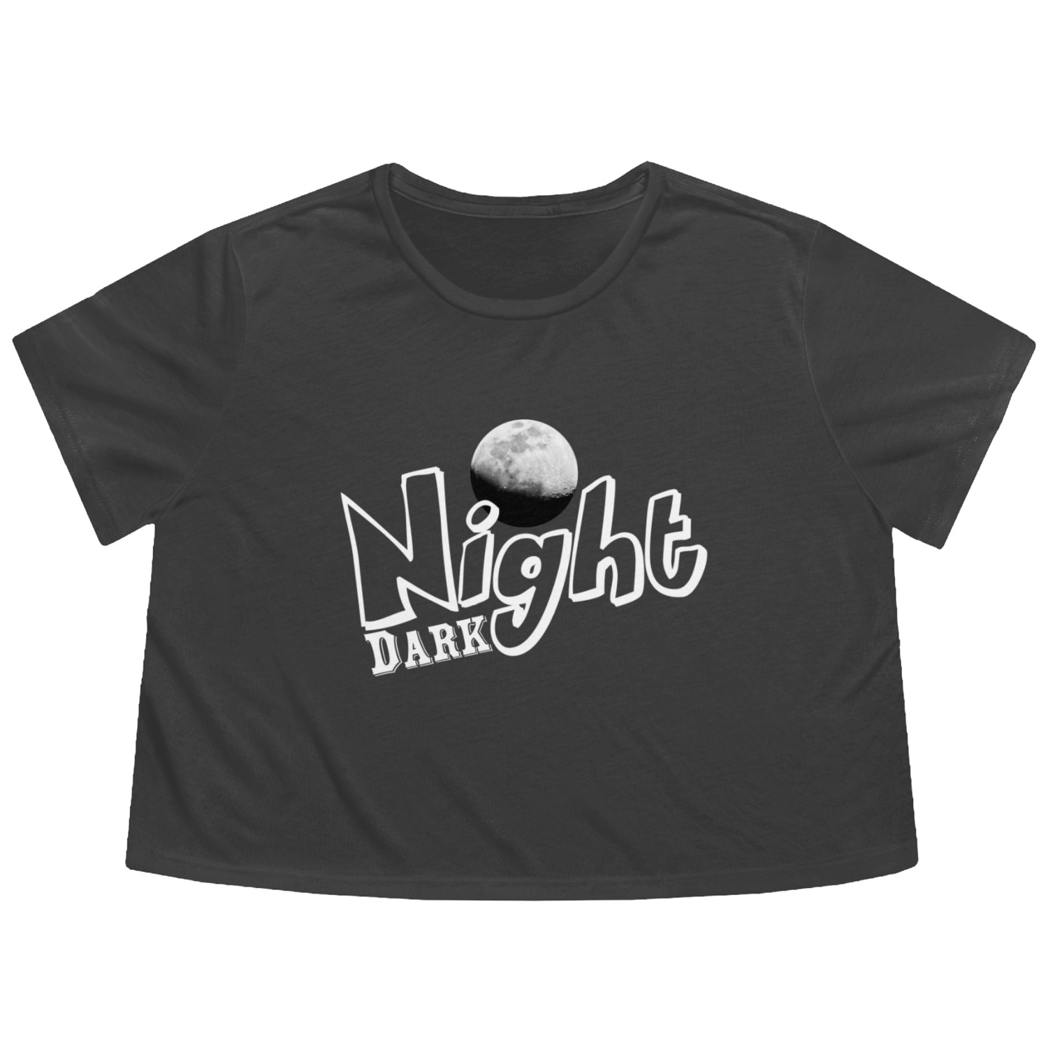 Dark Night Flowy Cropped Tees