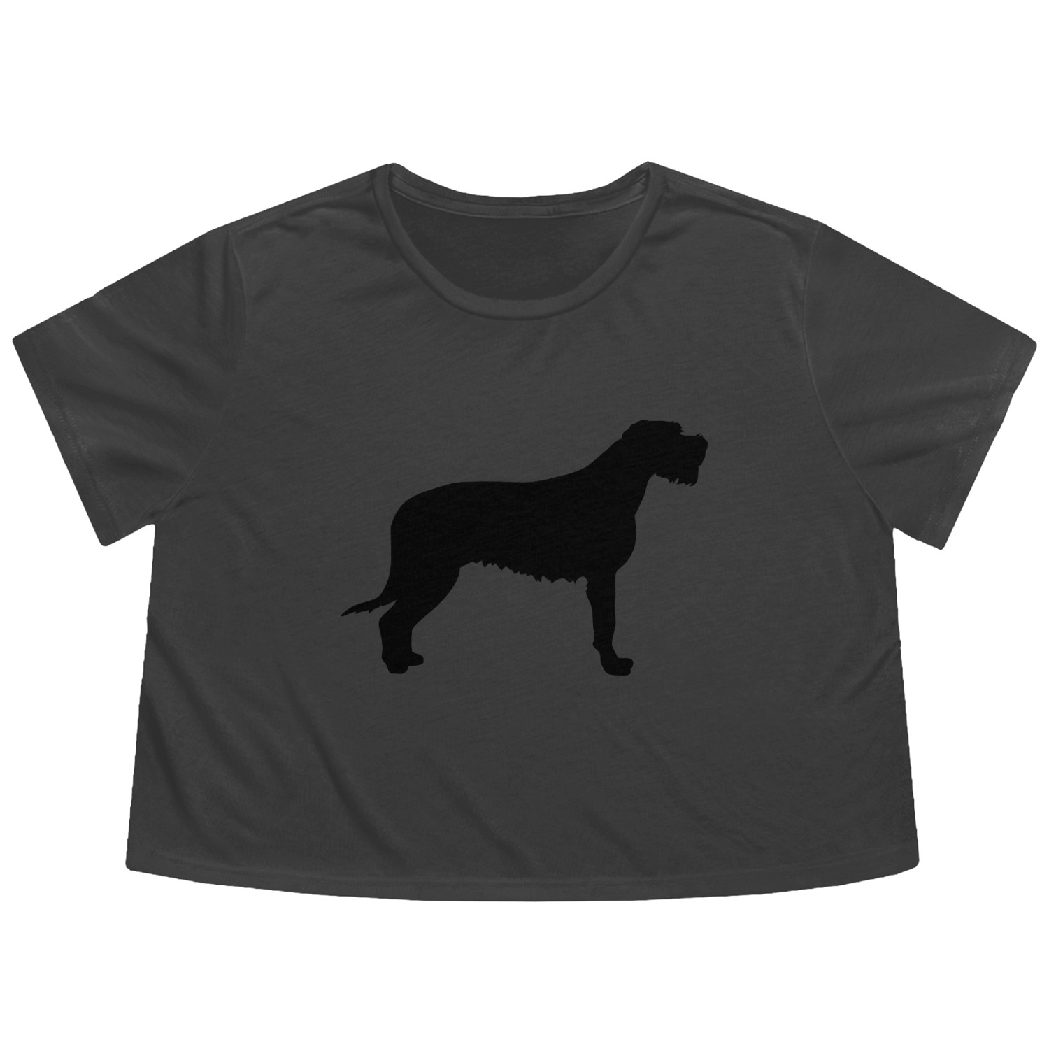 Irish Wolfhound Flowy Cropped Tees