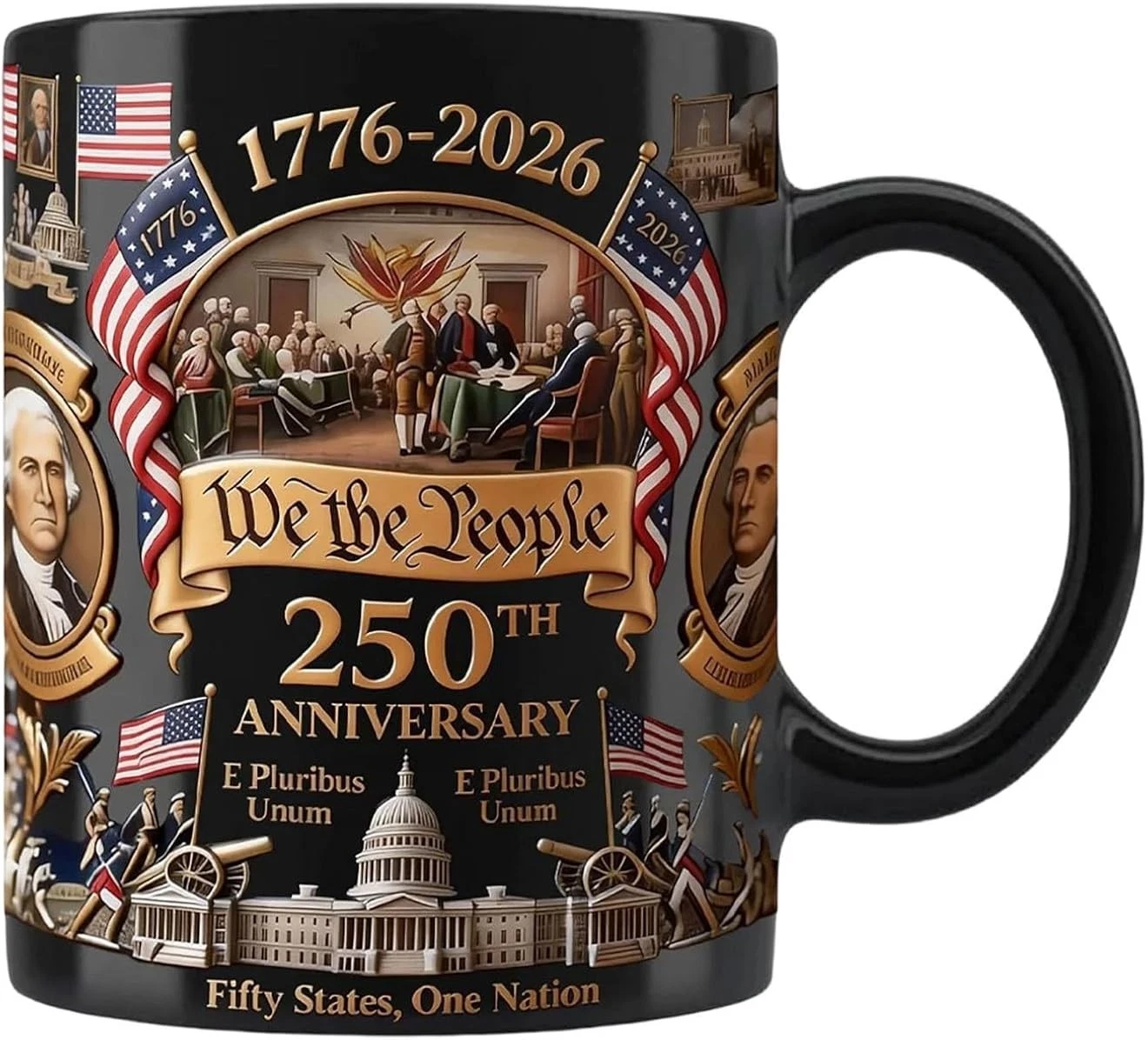 250th Anniversary of America Coffee Mug, USA 250th Anniversary