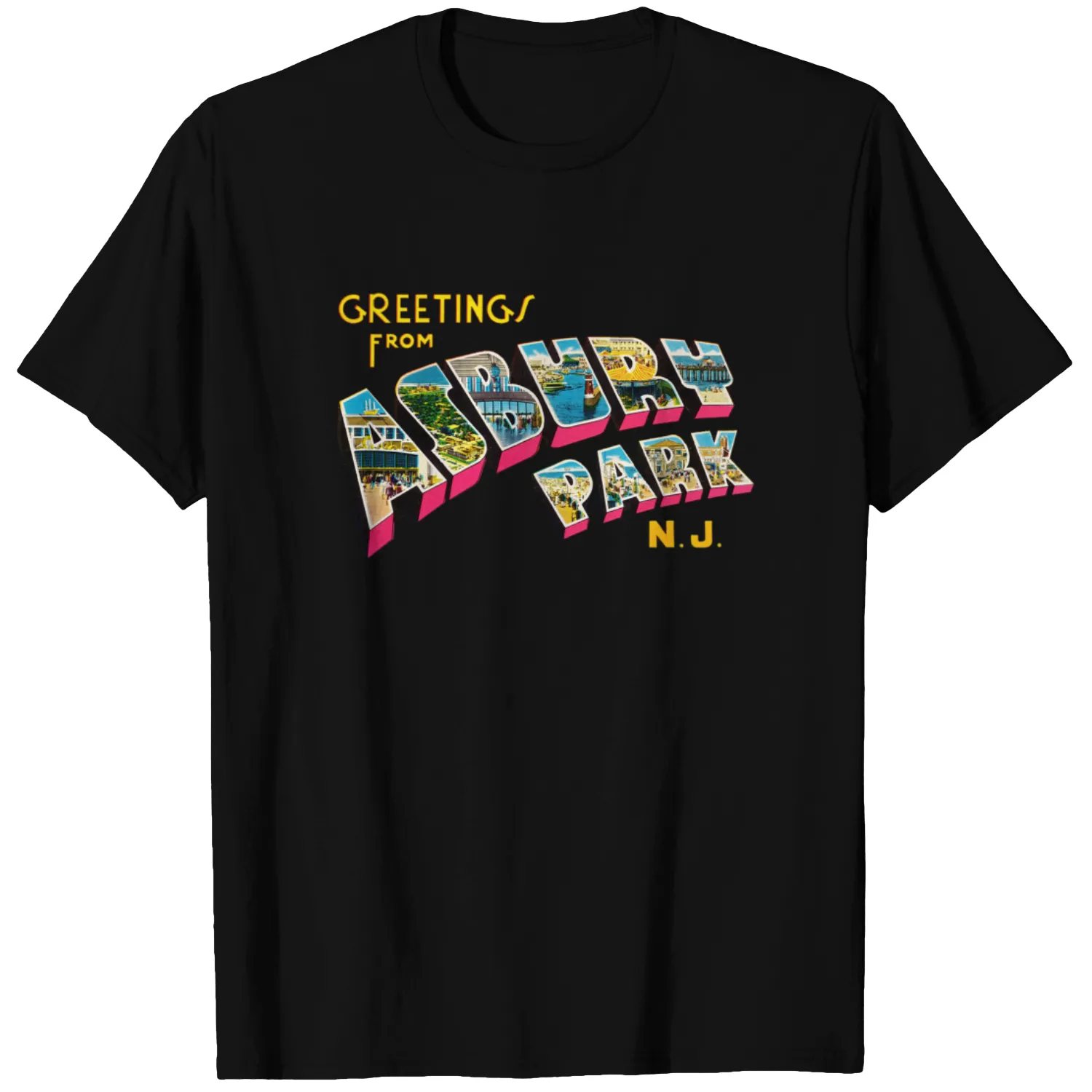 Greetings from Asbury Park New Jersey - Asbury Park - T-Shirt