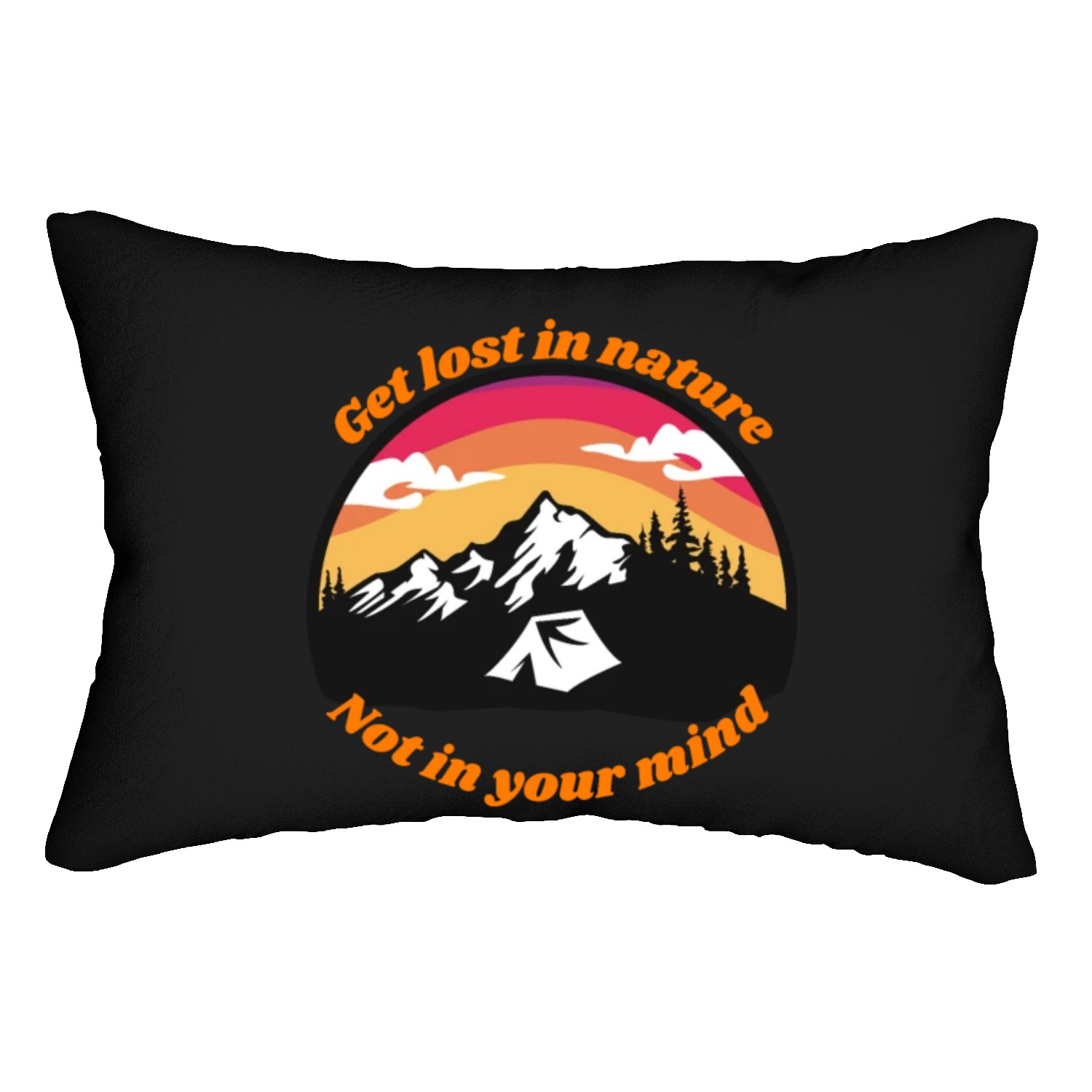 Get lost in nature Lumbar Pillows