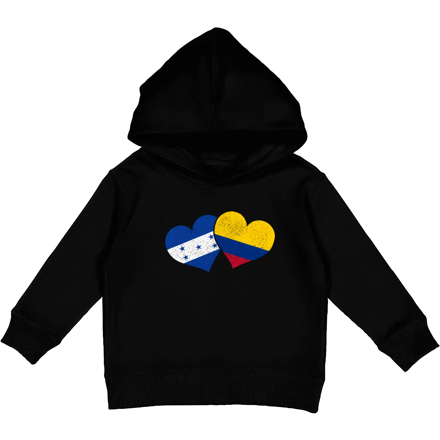 Honduras Colombia Colombian Honduran Flag Pride He Kids Pullover Hoodies