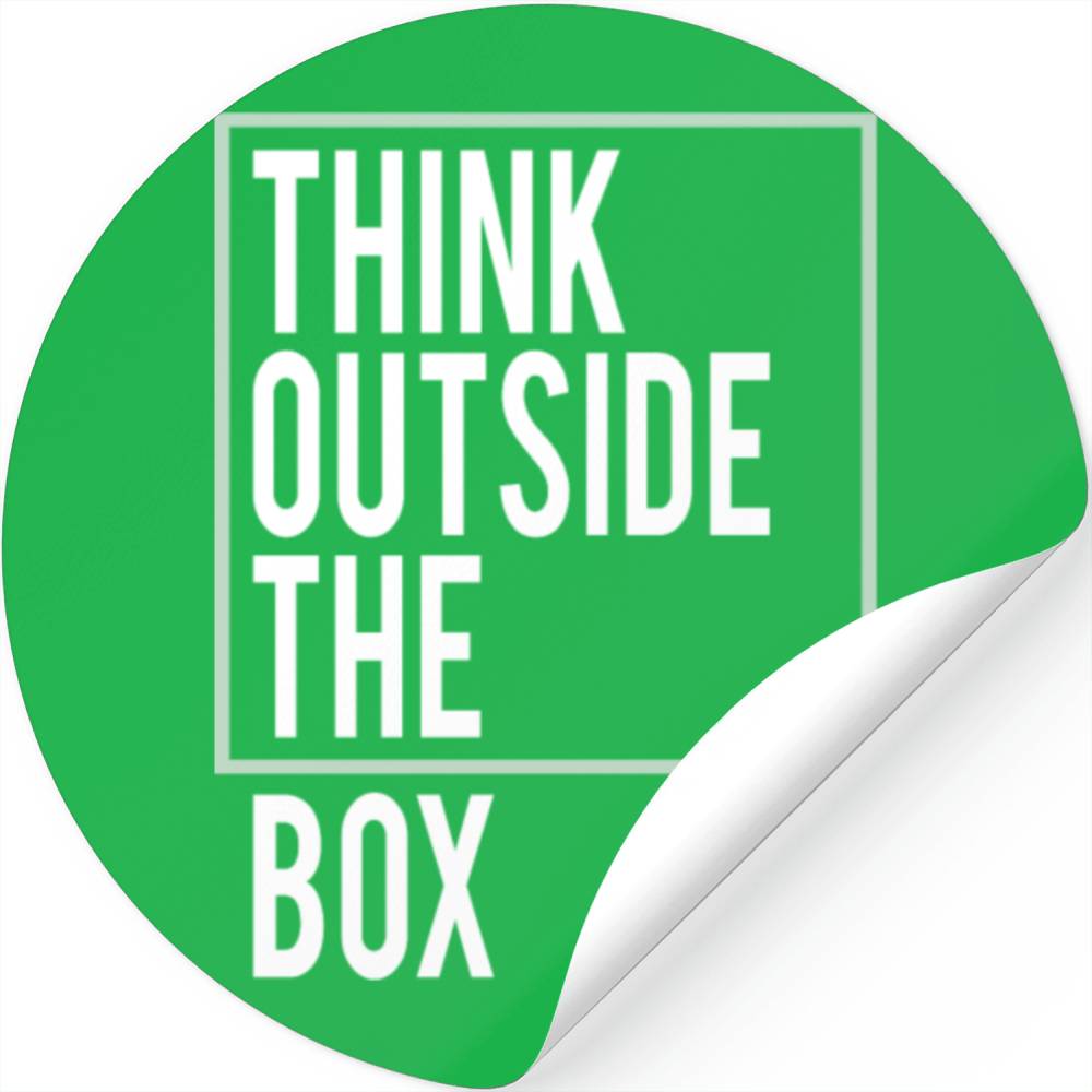 Think outside the Box Stickers