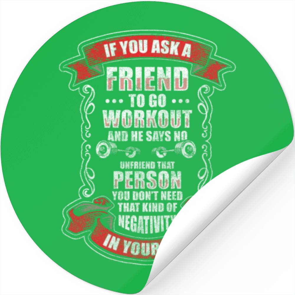 Fitness Bodybuilding Motivation Stickers