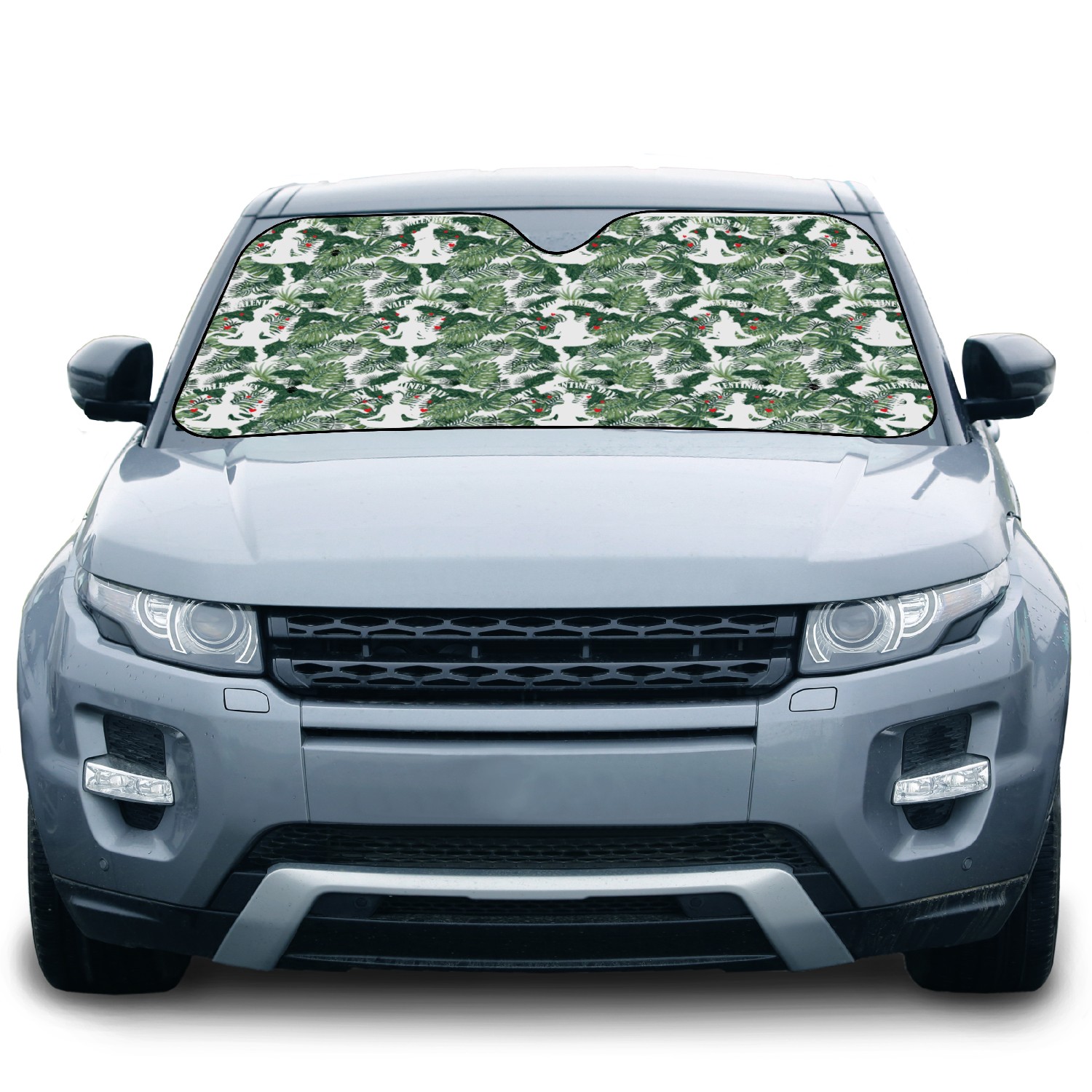 Valentine’s Day Yoga Saying Yoga Is My Valentine Car Sun Shades