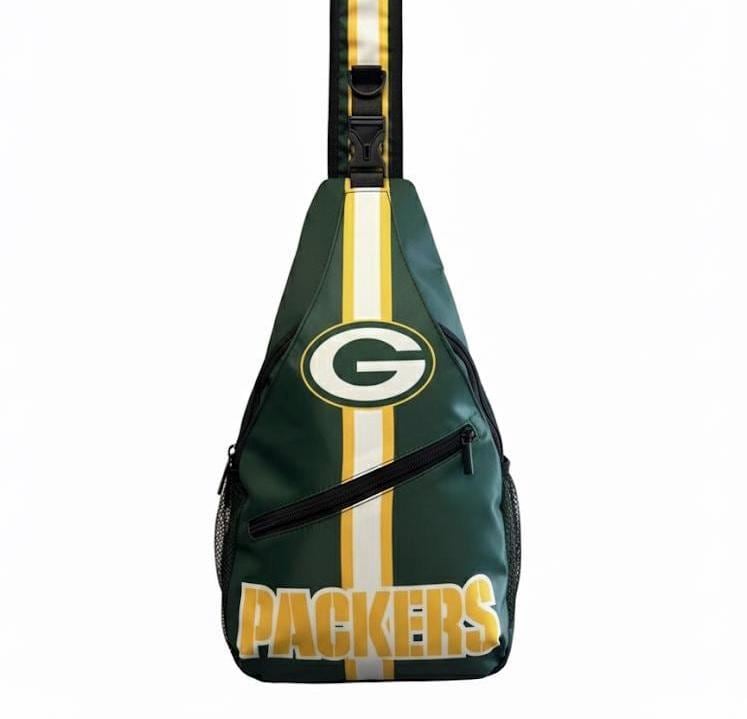 Green Bay Football Team Chest Bags, Gift For Fans