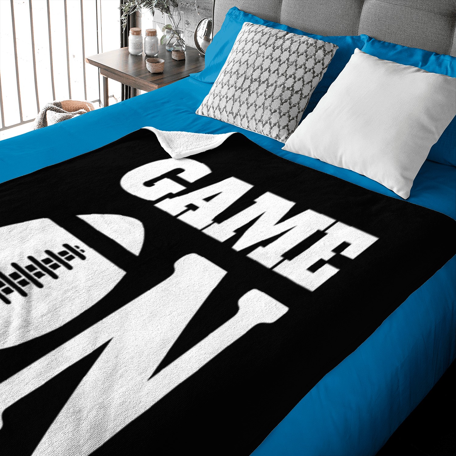 GAME ON FOOTBALL Baby Blankets