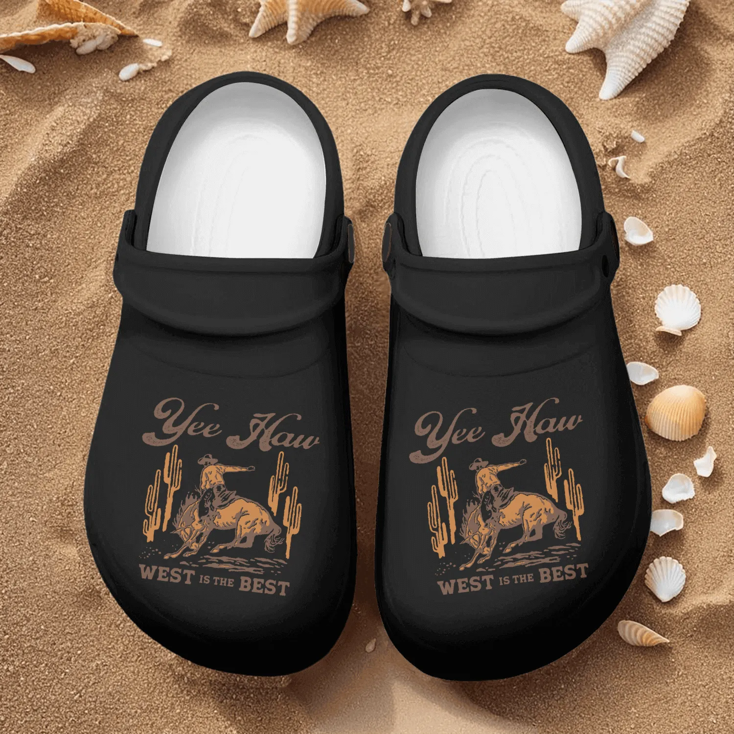 Yee-haw Cowboy Nurse Clogs