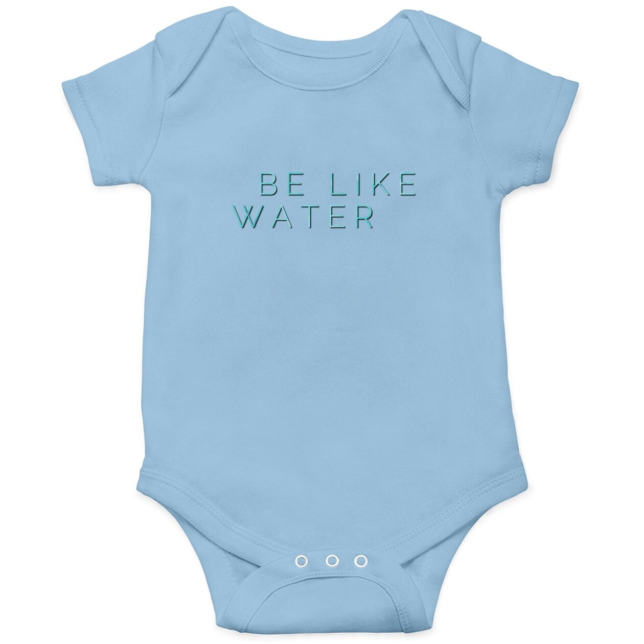 Bruce Lee Quote Be Like Water Martial Arts Taoism Kung Fu Baby Bodysuit