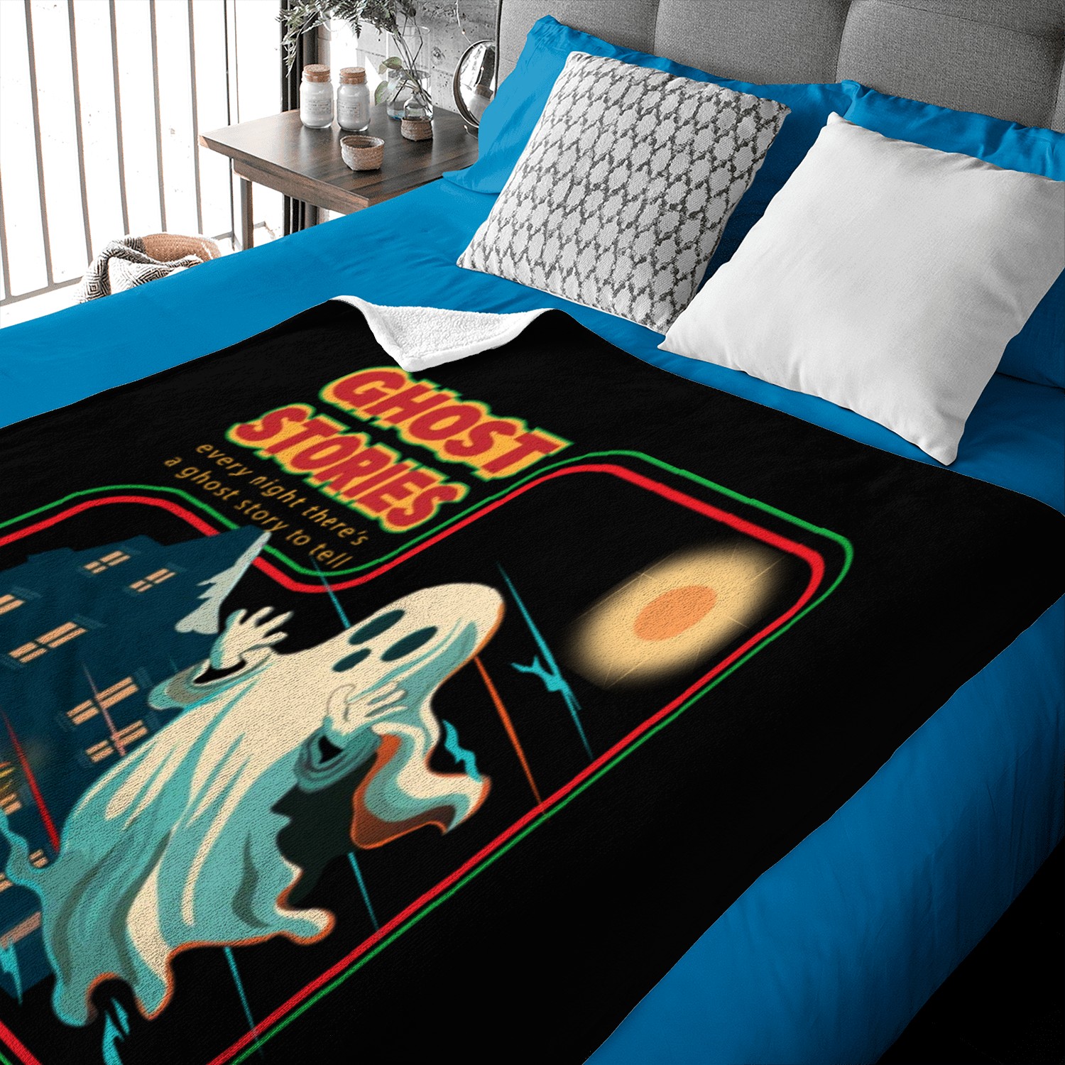ghost stories every night there's a ghost story to Baby Blankets