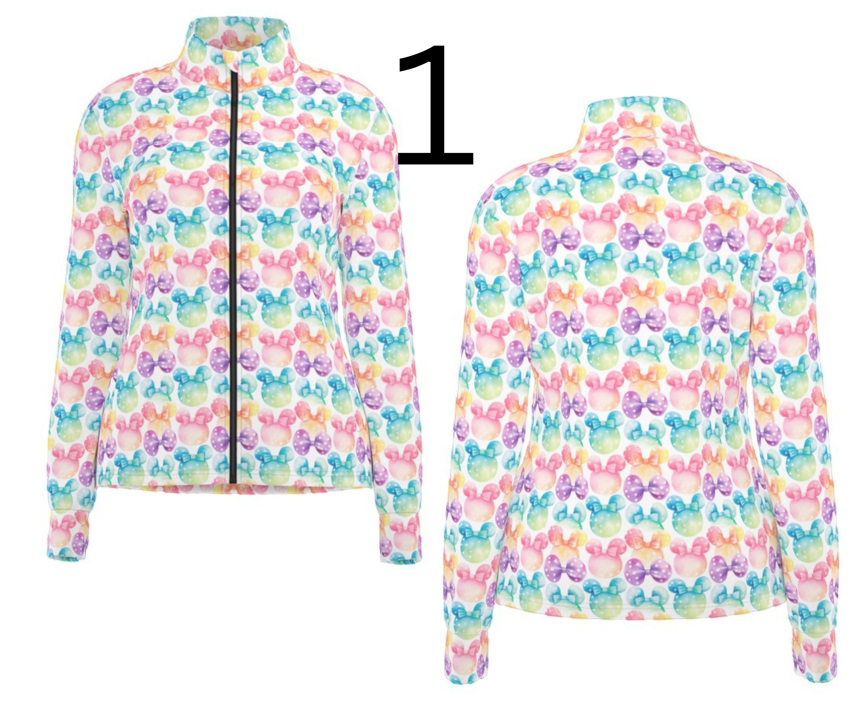 Character All-Over Print Women's Long Sleeve Thumbhole Jacket