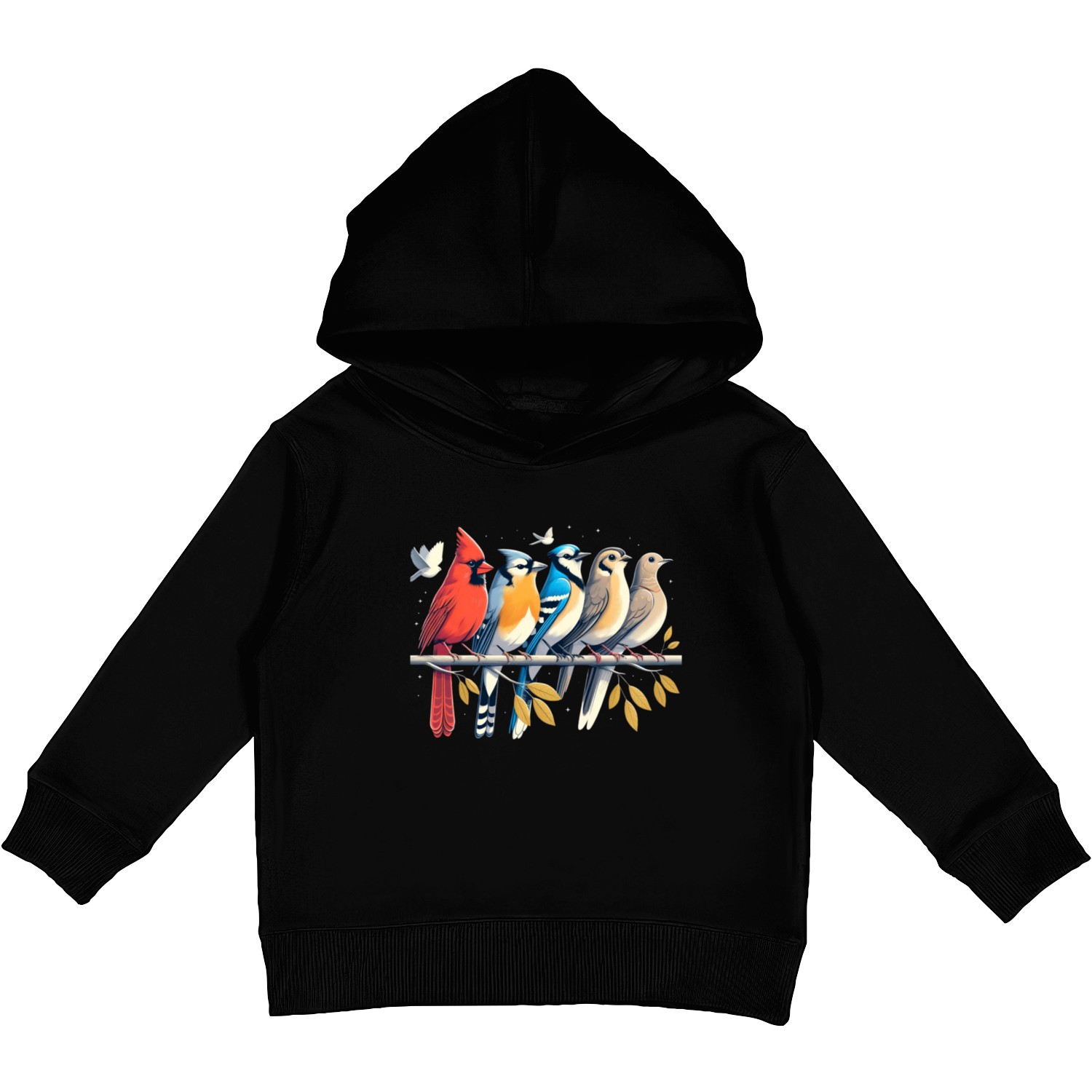 Branch Birding Watching Sleeve Kids Pullover Hoodies