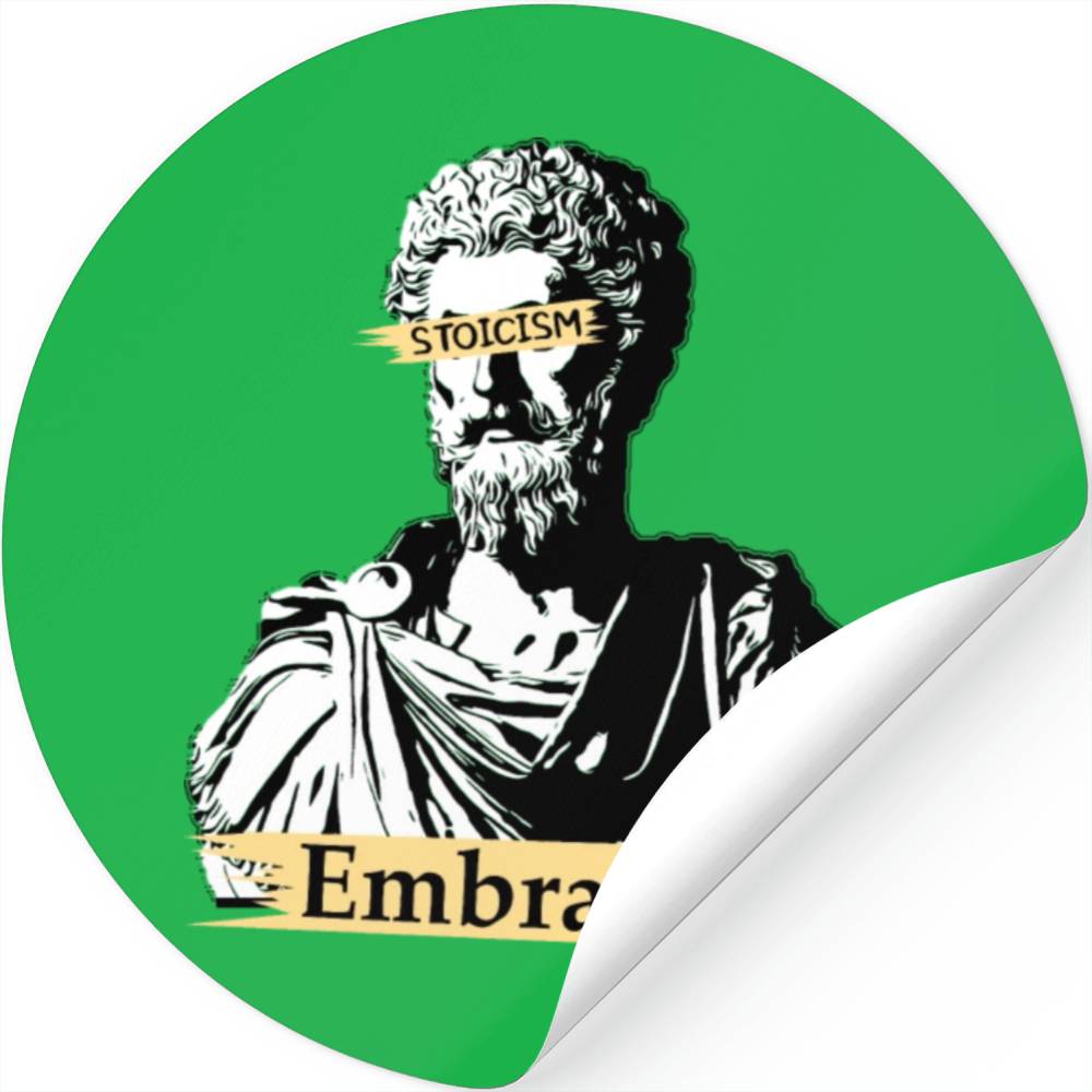 Stoicism Embrace It Marcus Aurelius Stickers
