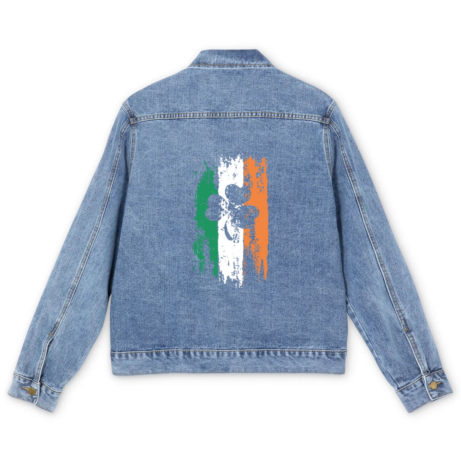 Irish Flag Men's Denim Jackets