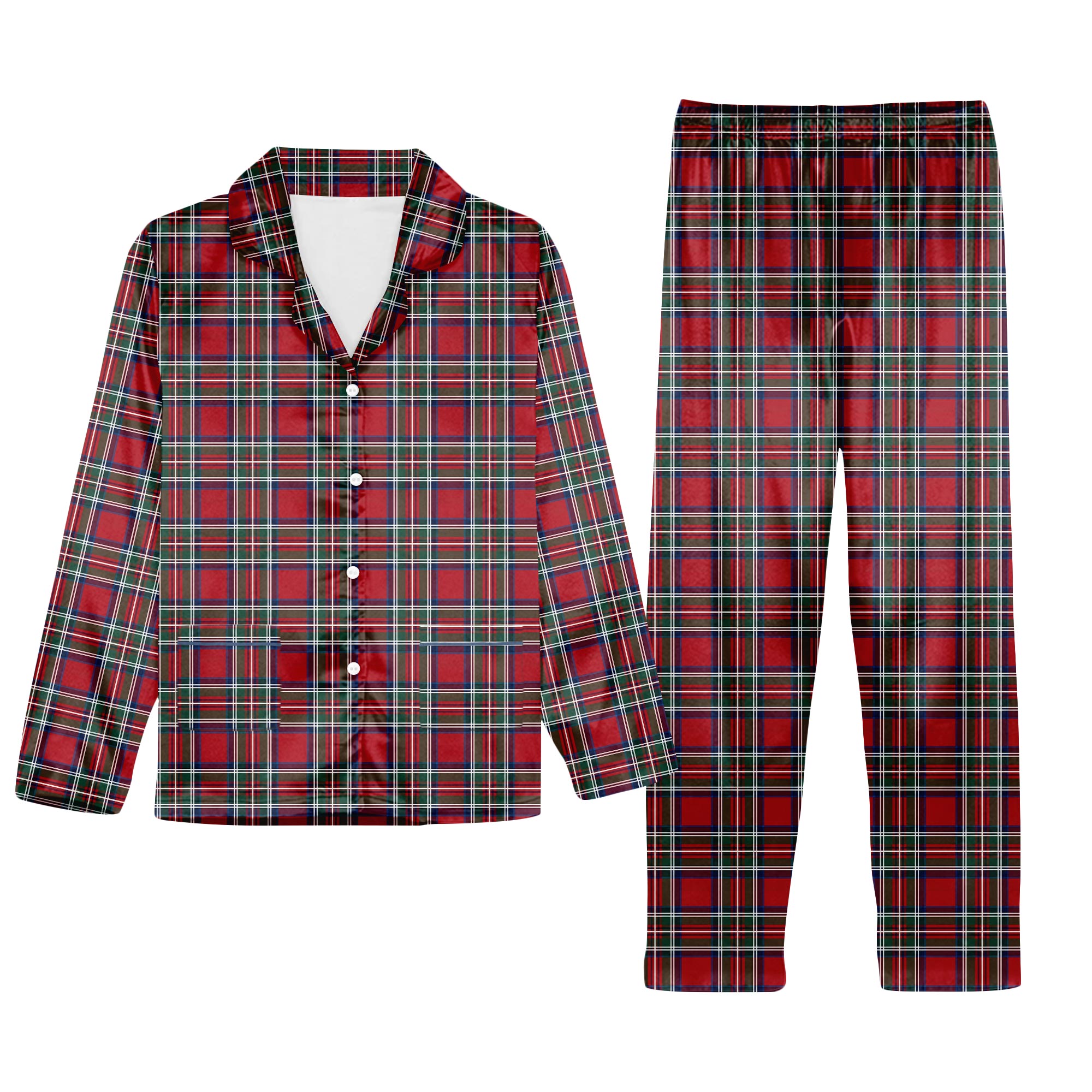 FAMILY PAJAMAS Red Brinkley Plaid Mens, Womens , kids