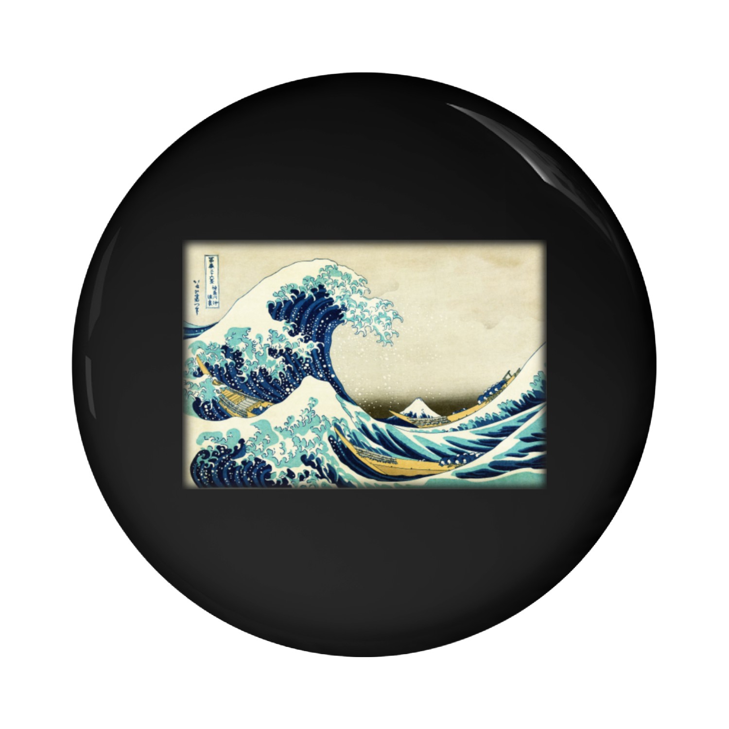 Great Wave off Kanagawa Pin Buttons