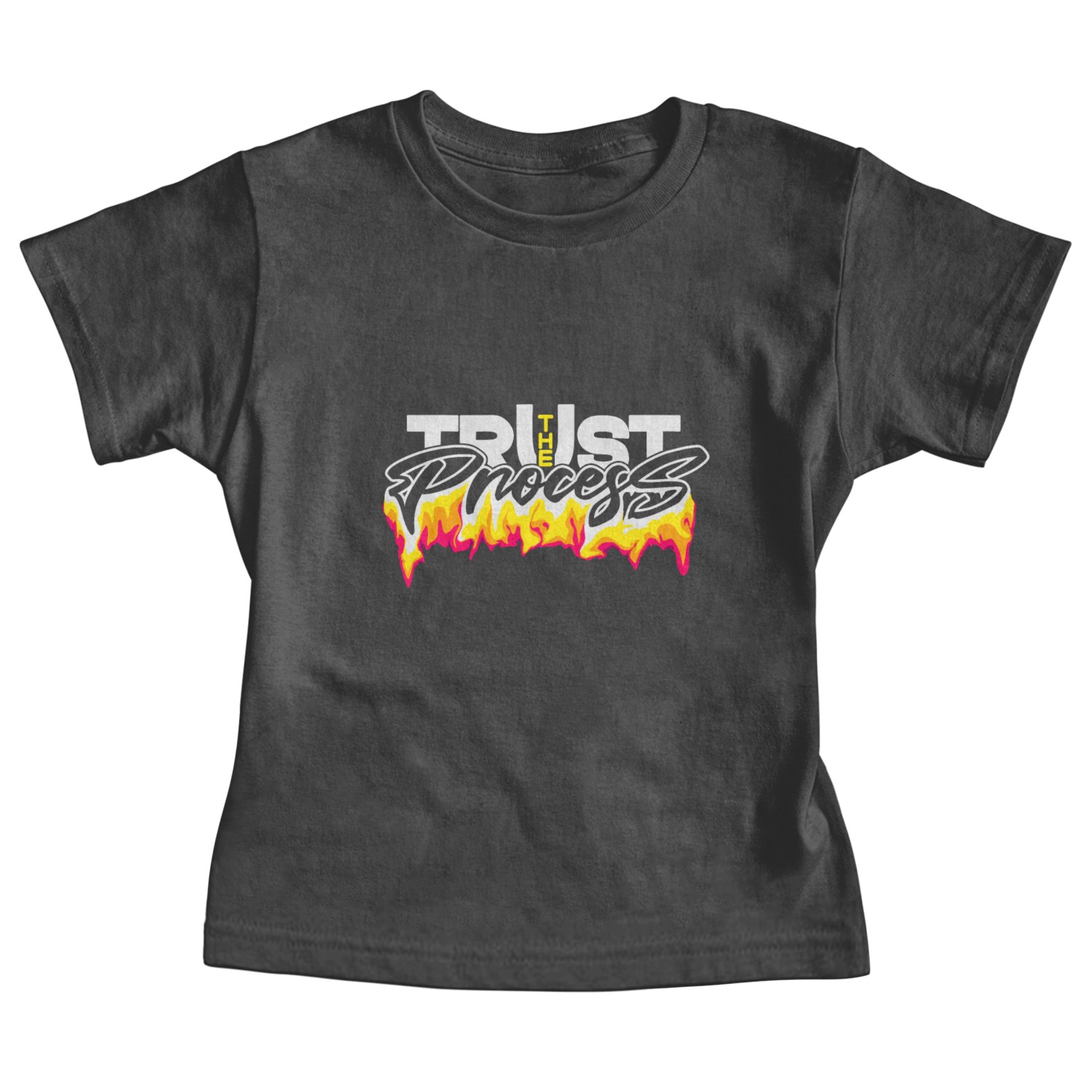 Trust the process typography design Baby Tees