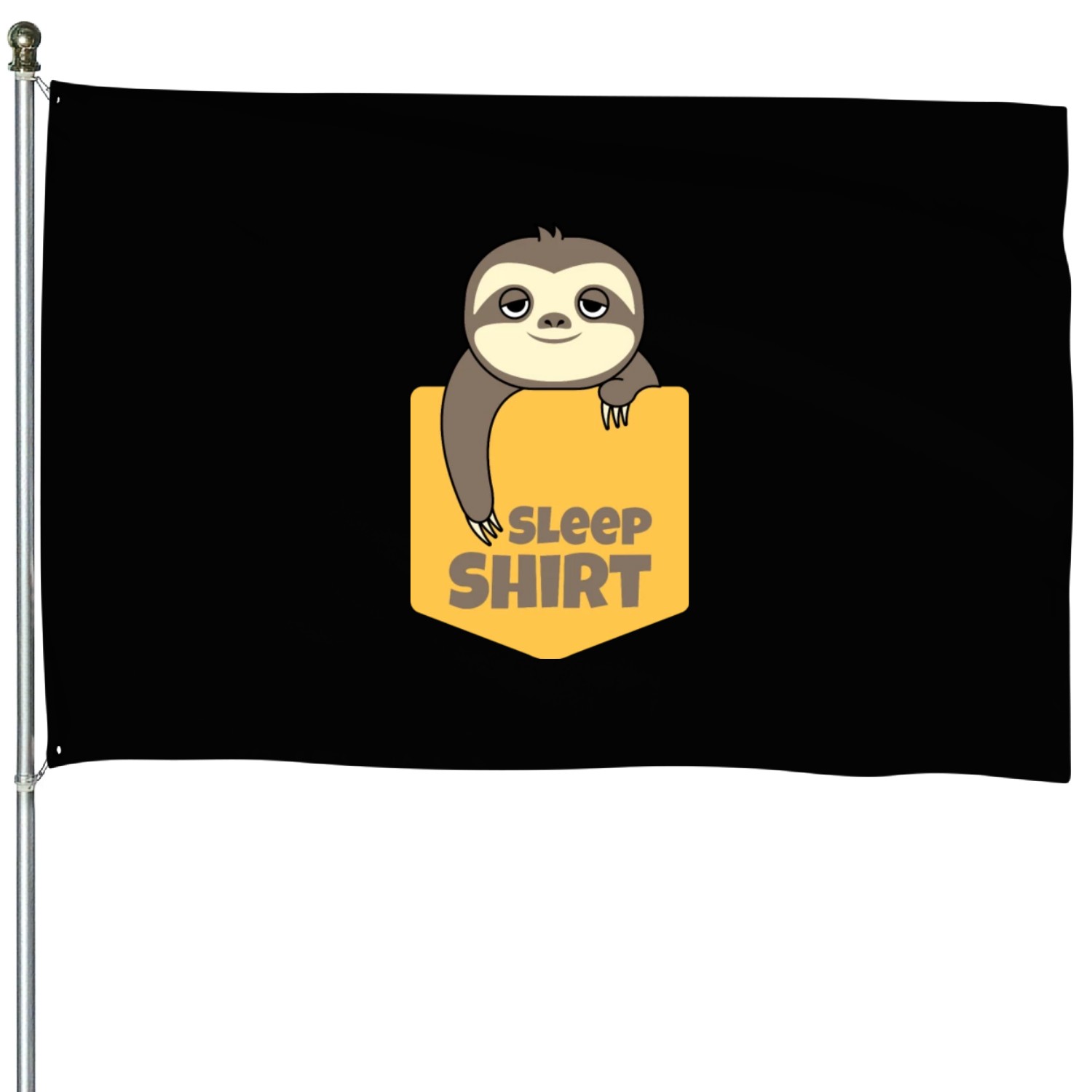 Sleep House Flags sloth bag animal gift idea
