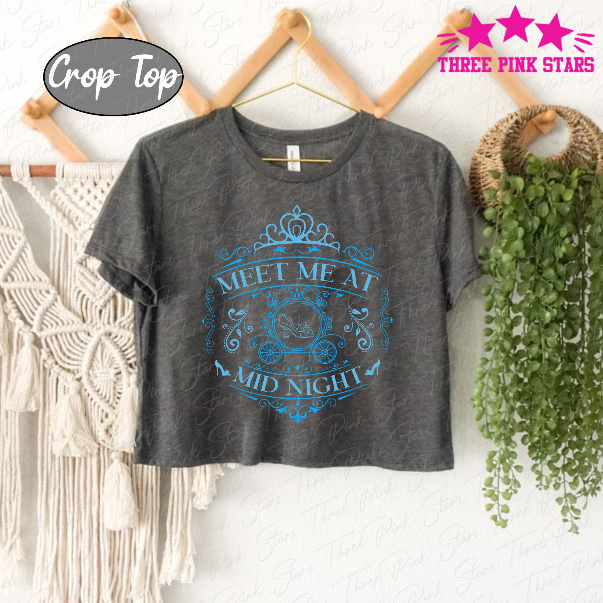 Cinde Crop Top, Meet Me at Midnight Crop Tee, Cinde Princess Tee E5167