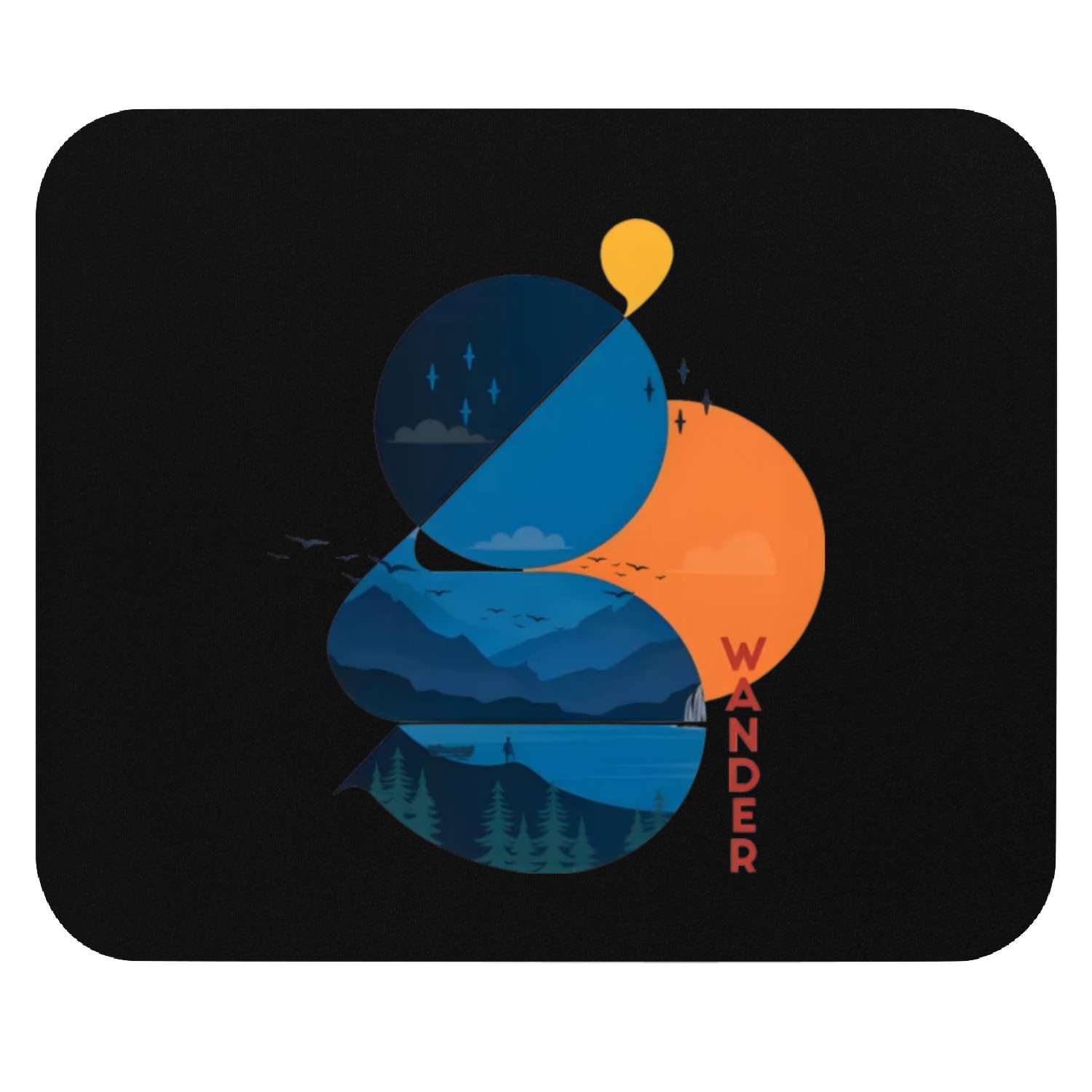 Let s Wander In Staying Wild Mouse Pads