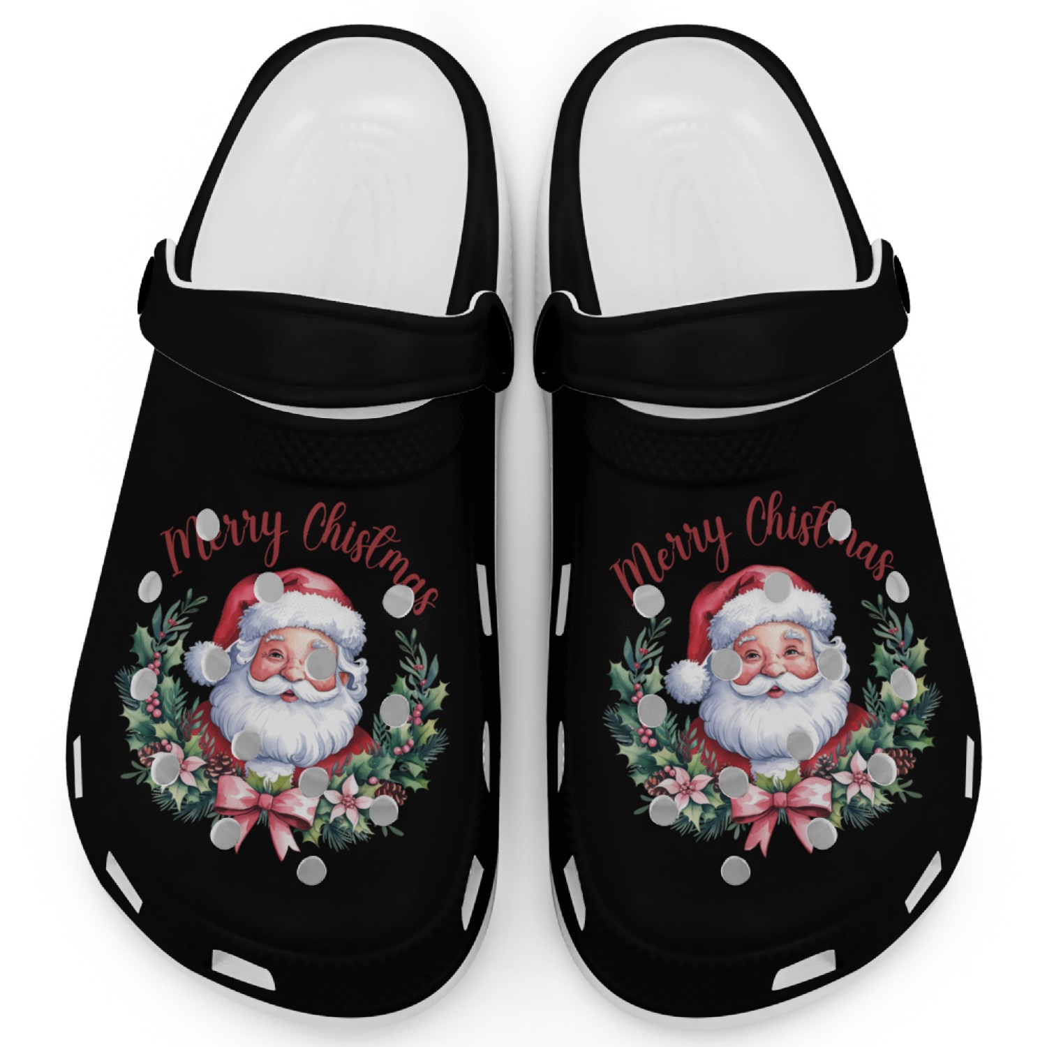 Santa Merry Christmas, Christmas Cute, Christmas Clogs