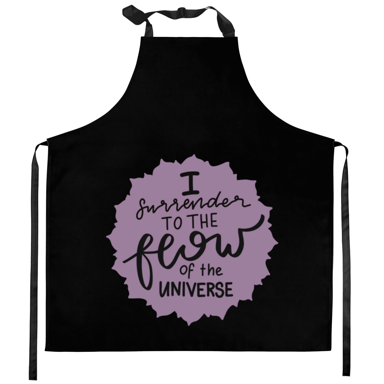 Crown Chakra Affirmation Kitchen Aprons