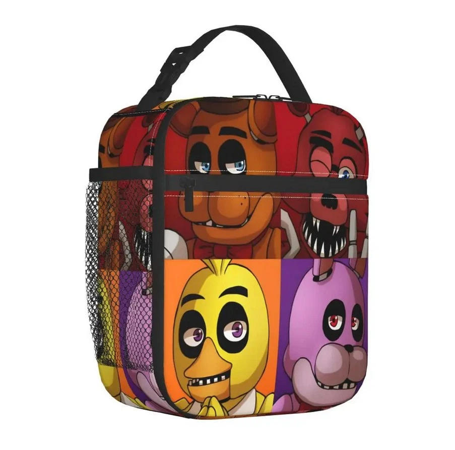 Five Nights at Freddy's FNAF Kids Lunch Bag, School Picnic Bag