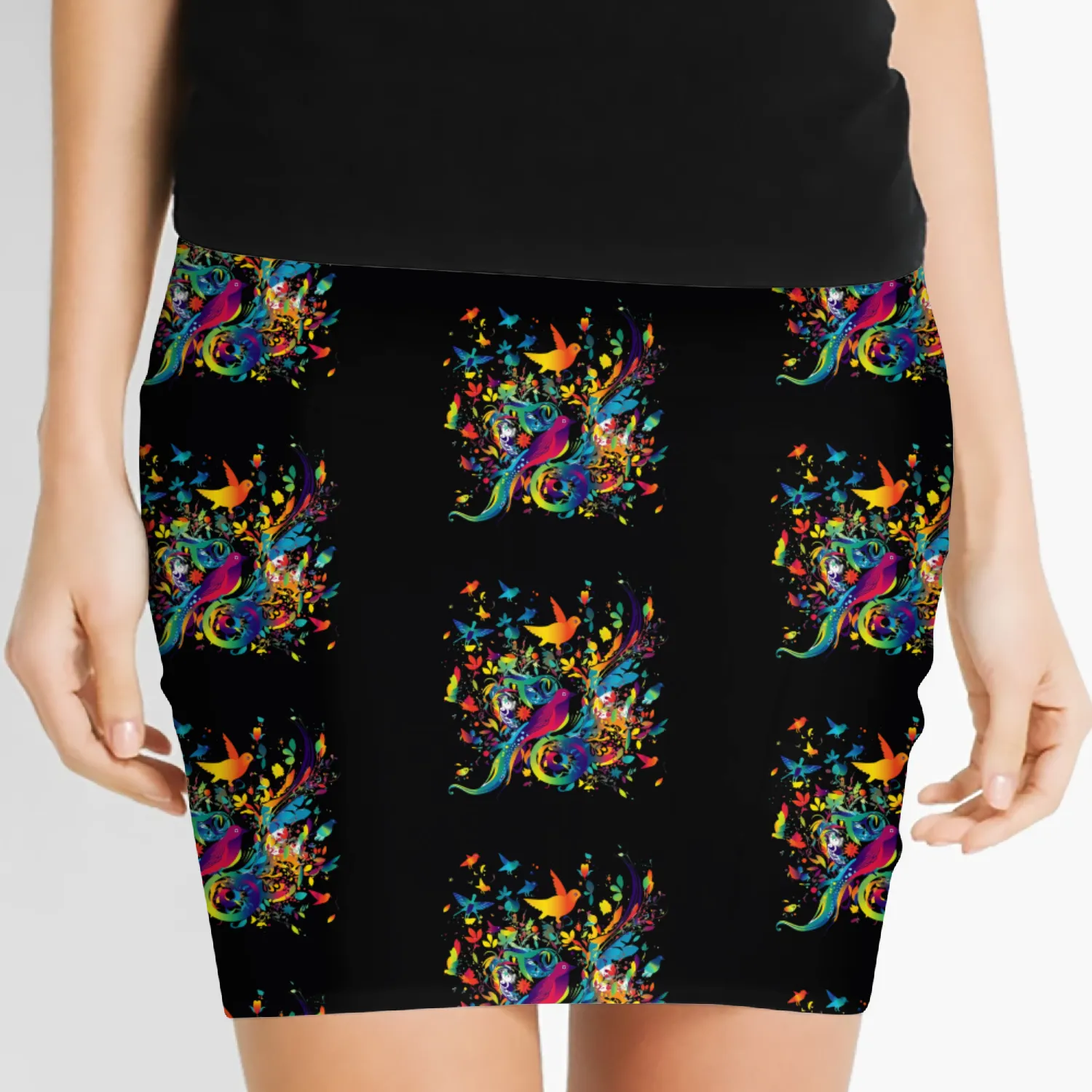 Abstract nature Women's Mini Skirts