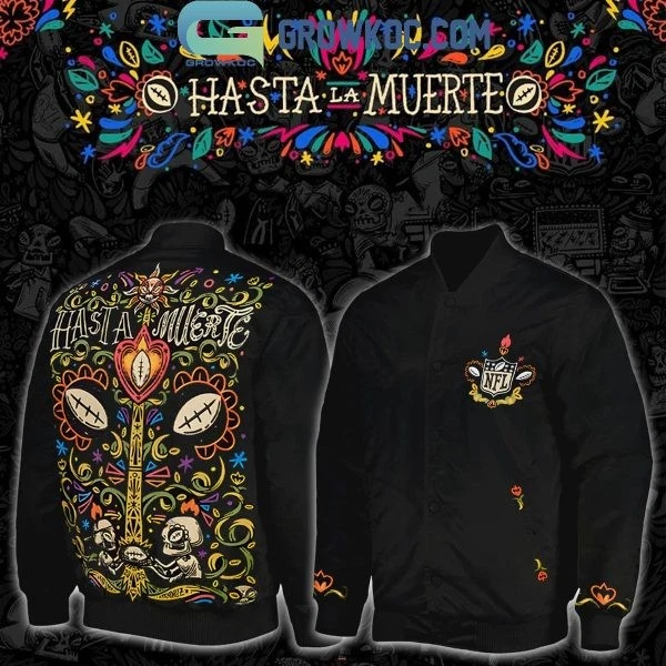 football Hasta La Muerte Baseball Jacket, Gift For Dad, Christmas Gift