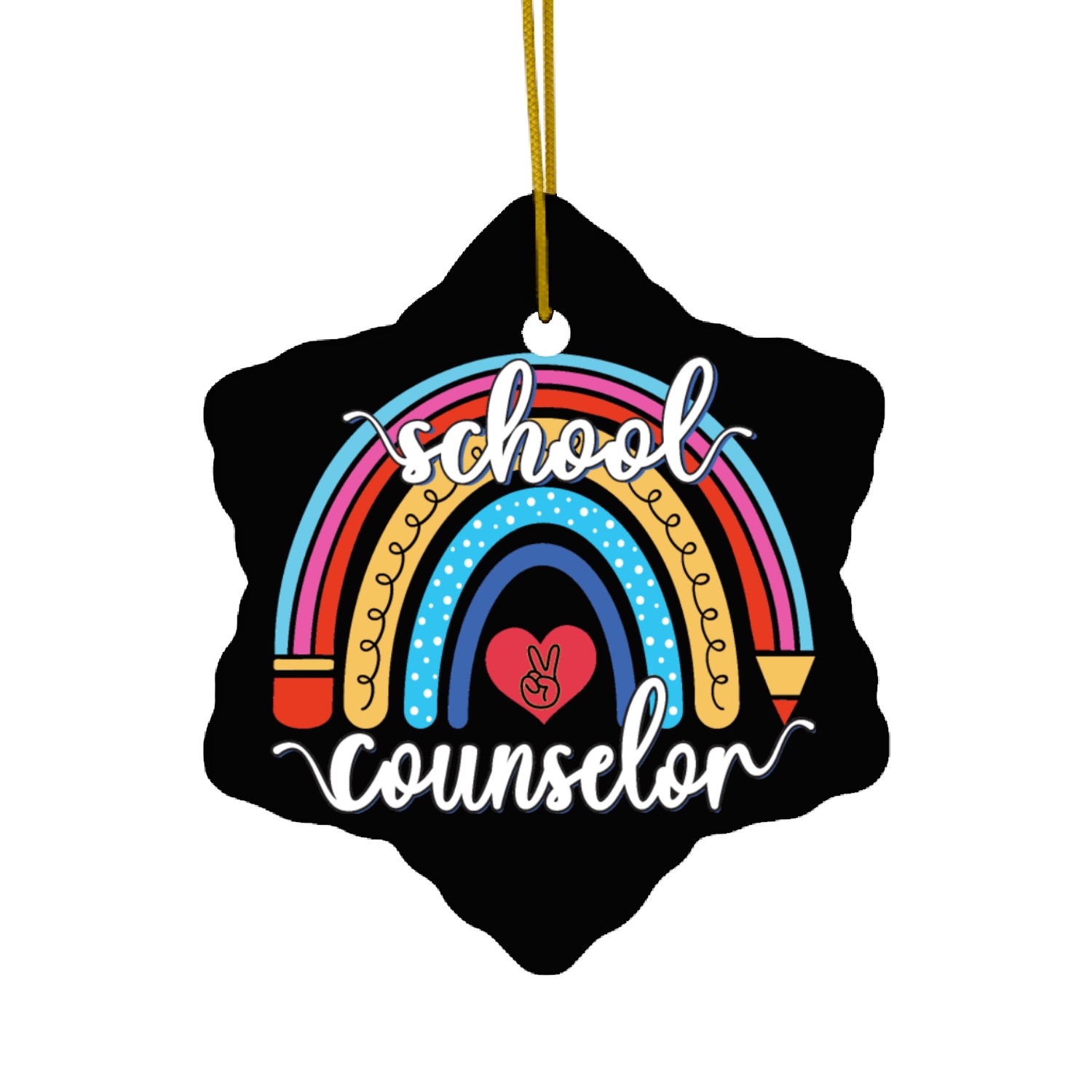 School Counselor, School Guidance Appreciation Ceramic Ornaments