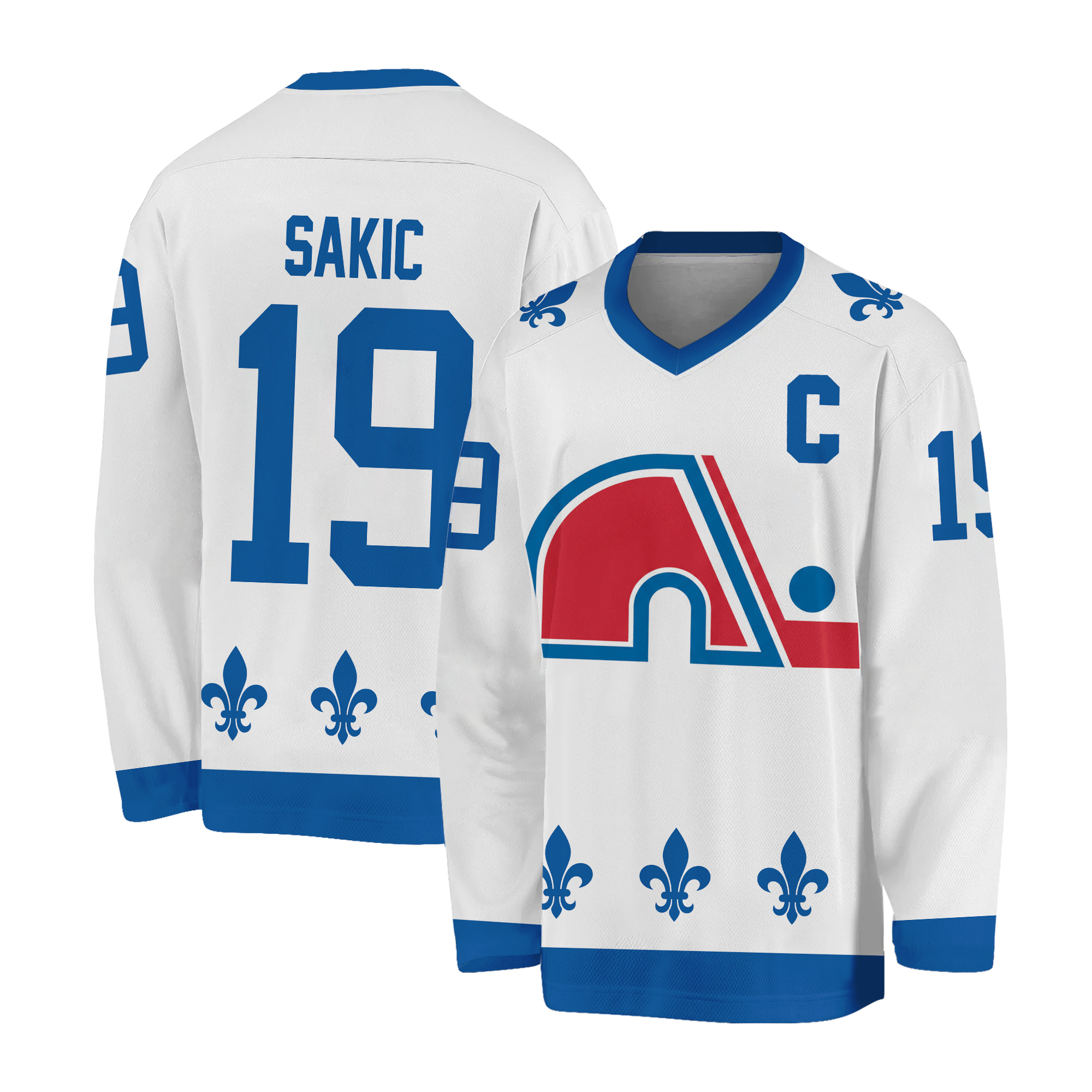 Quebec Nordiques (1980-1991) Hockey Jersey Size XS-5XL Fanmade