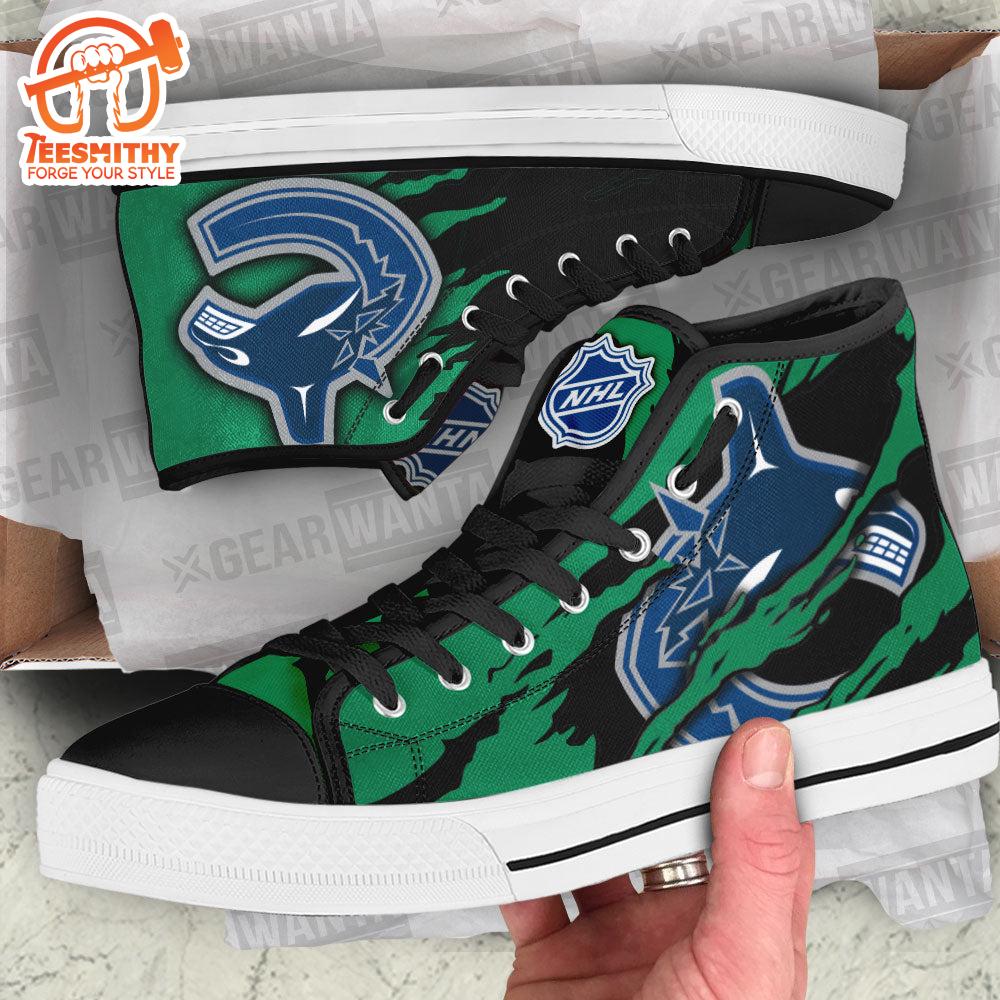 Vancouver Canucks High Top Shoes For Fans