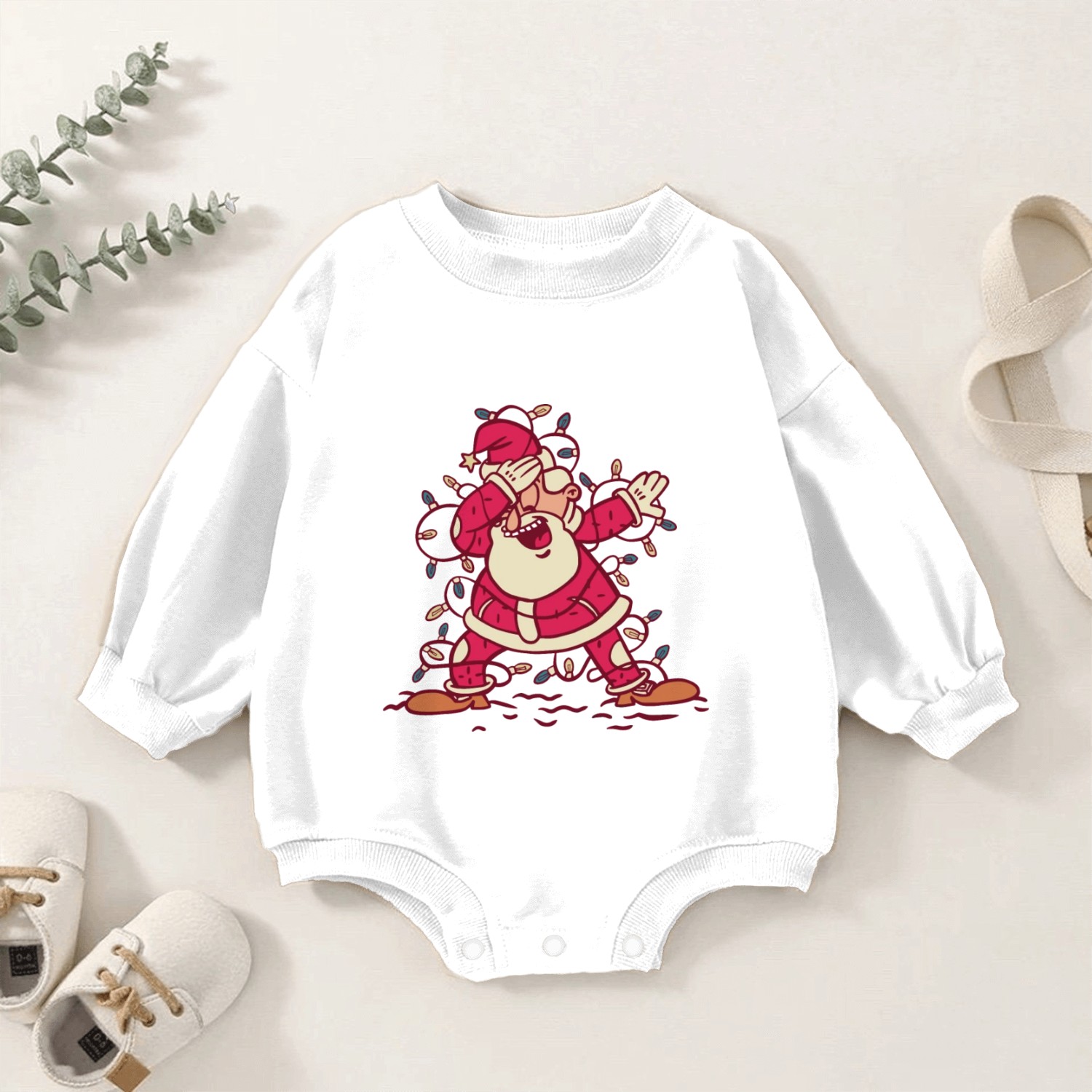 Santa Claus Baby Romper Sweatshirts